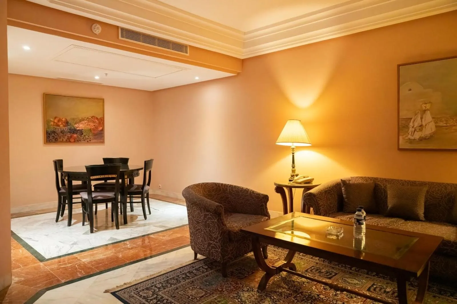 Seating area in Regency Tunis Hotel