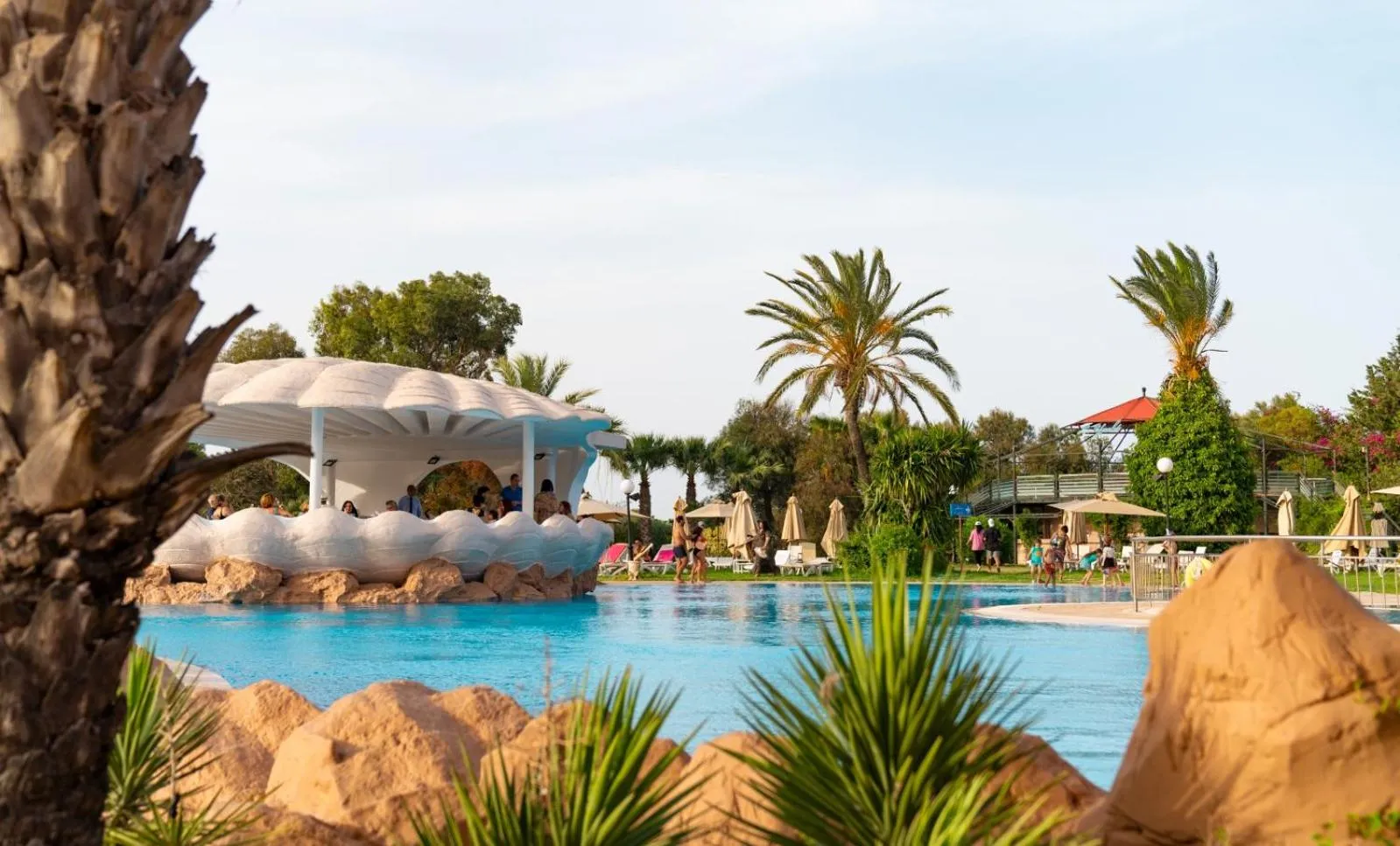 Pool view in Regency Tunis Hotel