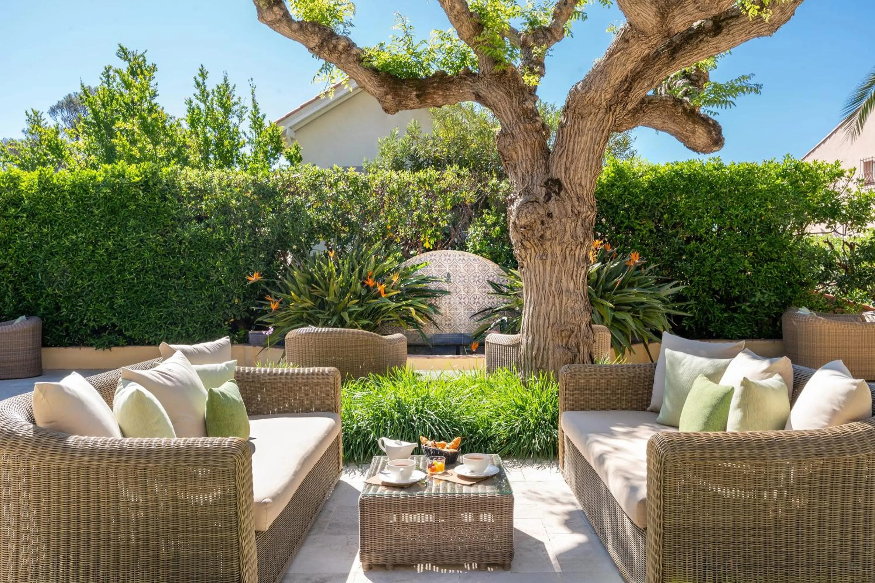 Garden in Best Western Premier Montfleuri