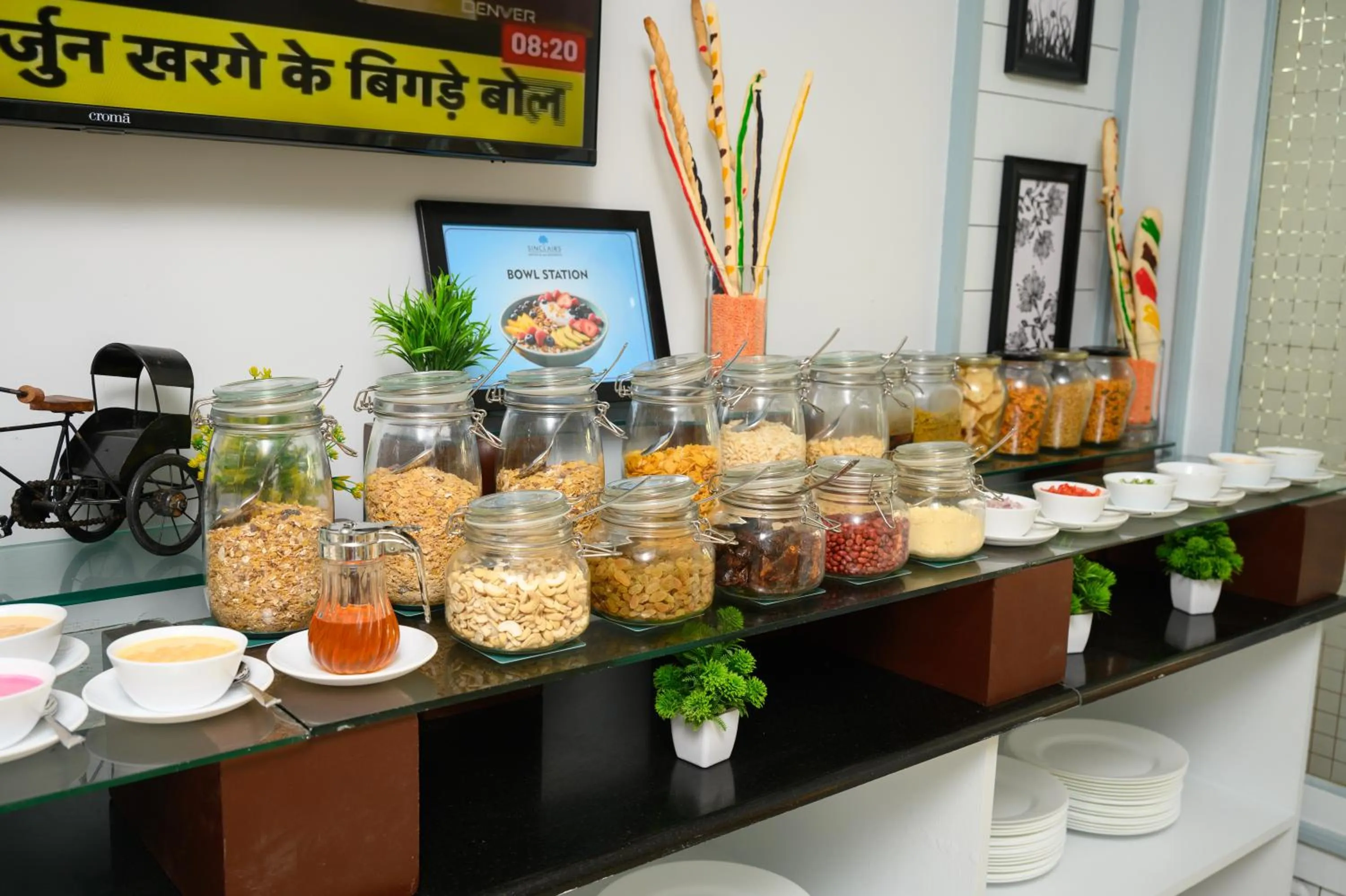 Buffet breakfast in Sinclairs Siliguri