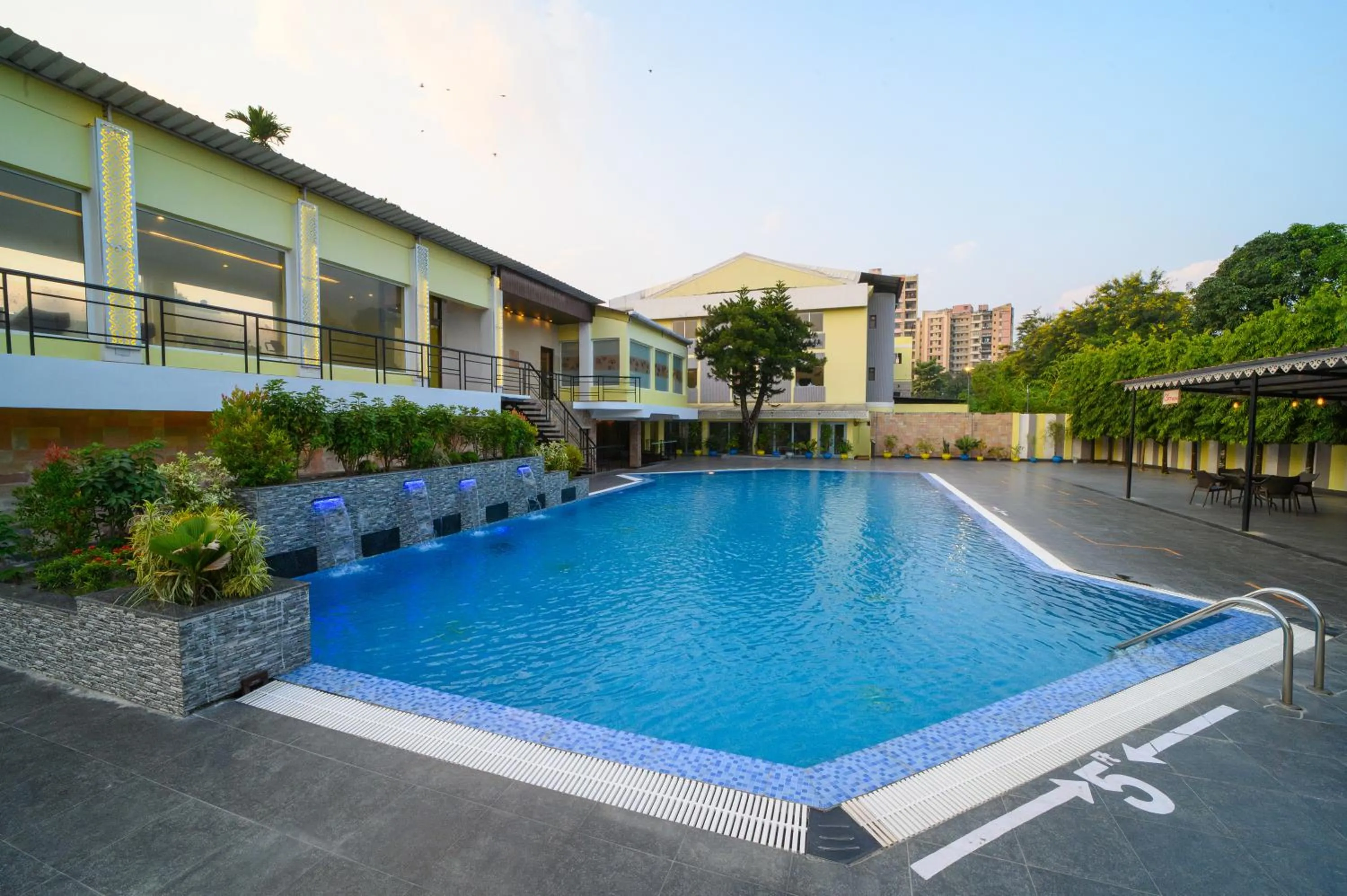 Swimming pool in Sinclairs Siliguri