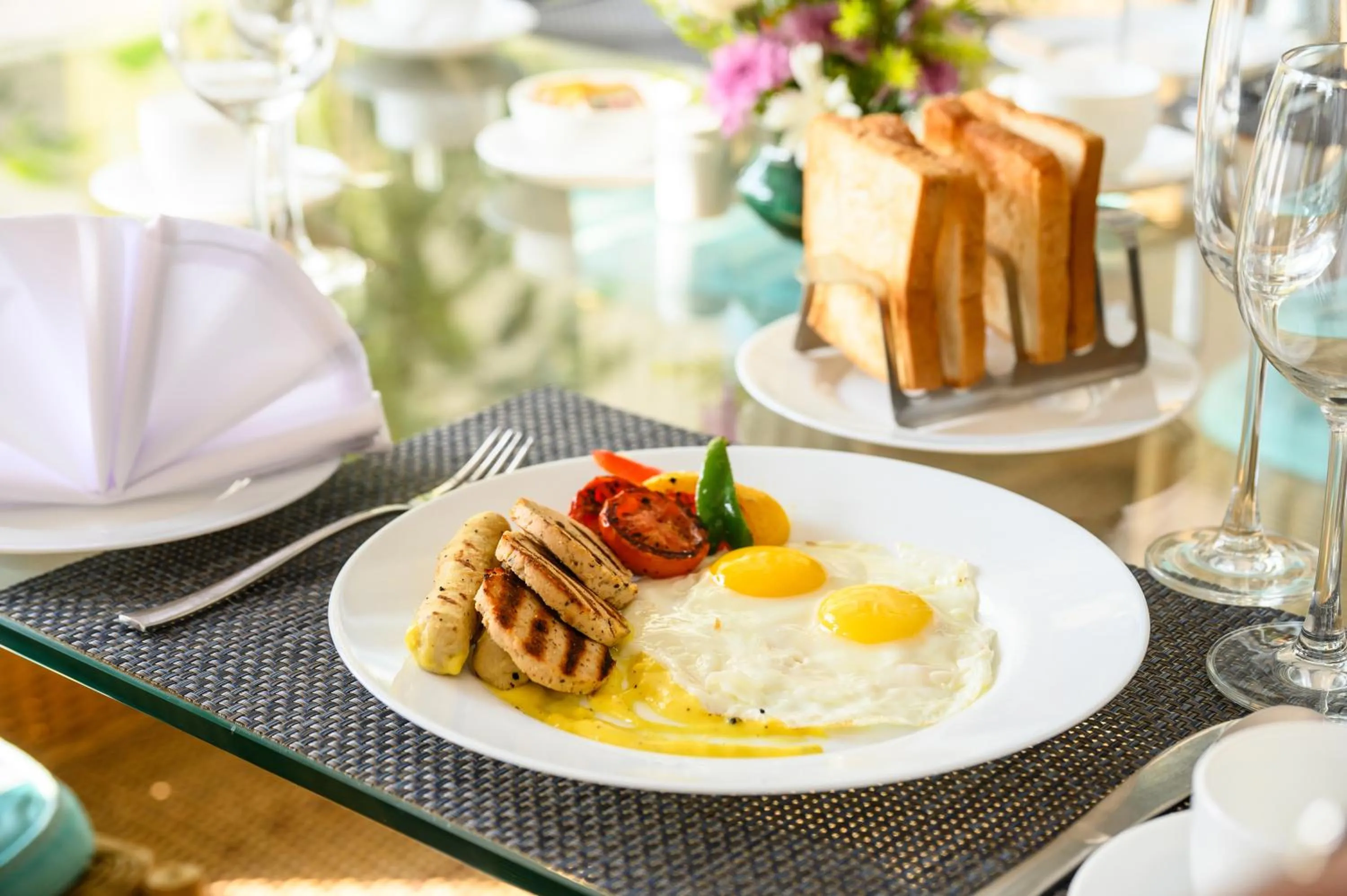 Continental breakfast in Sinclairs Siliguri