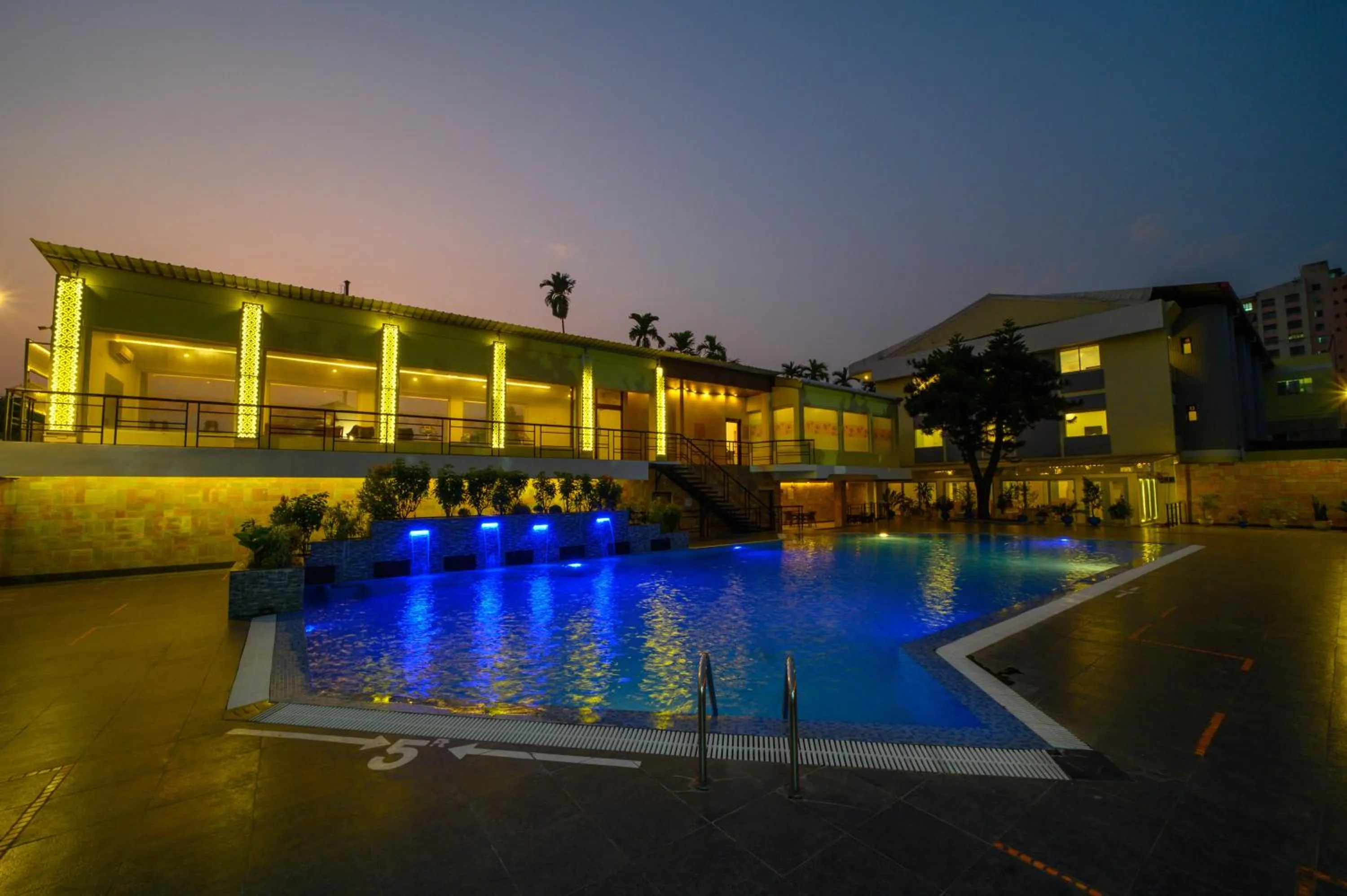 Swimming pool in Sinclairs Siliguri