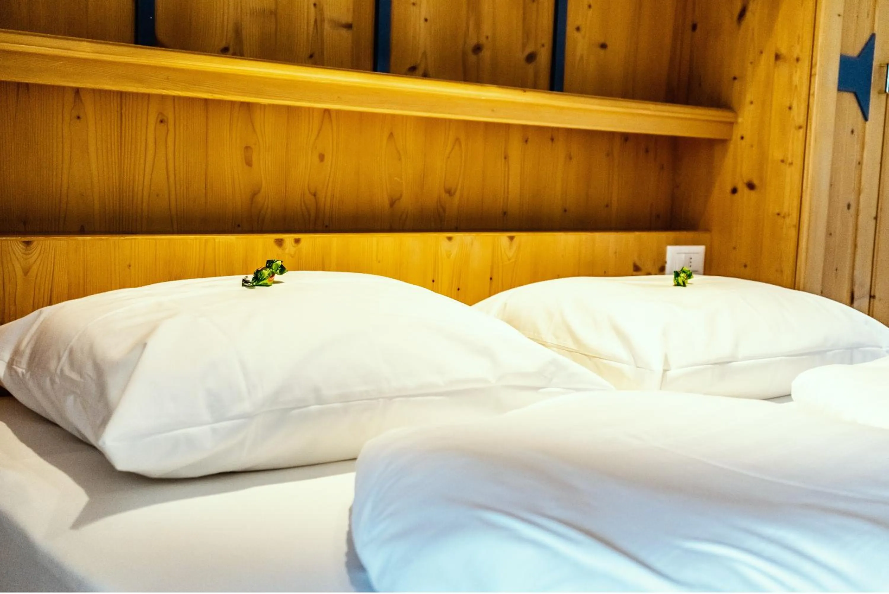 Bed in Gasthof Teiser Stern