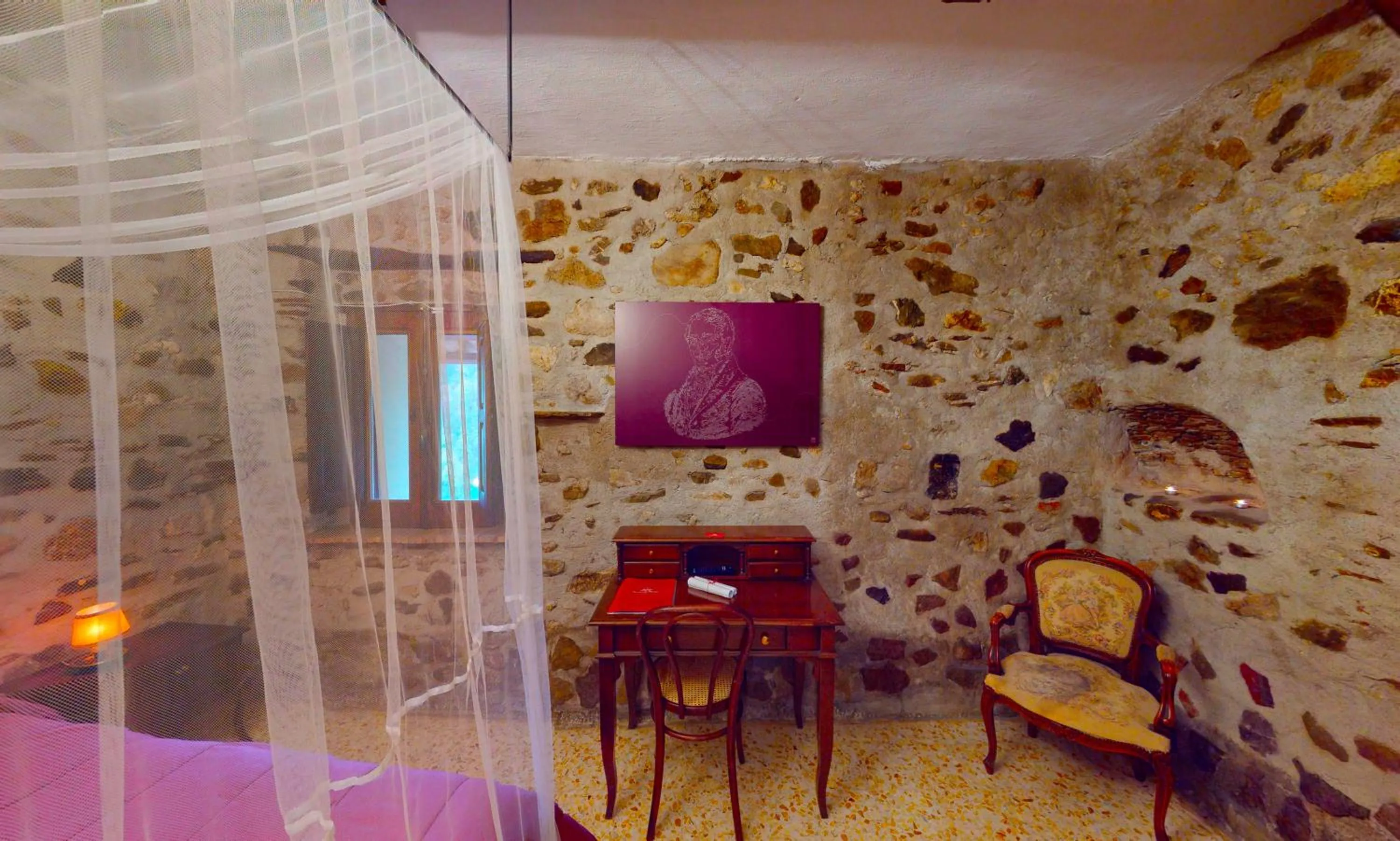 Bed in B&B La Voce del Fiume Dimora storica di Charme