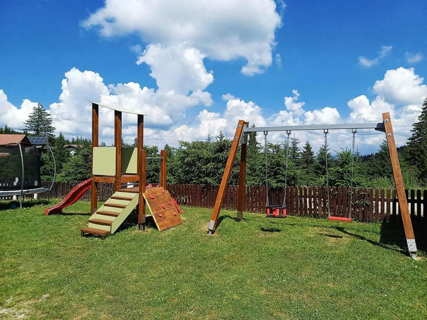 Children play ground in Pensiune & Restaurant Victoria