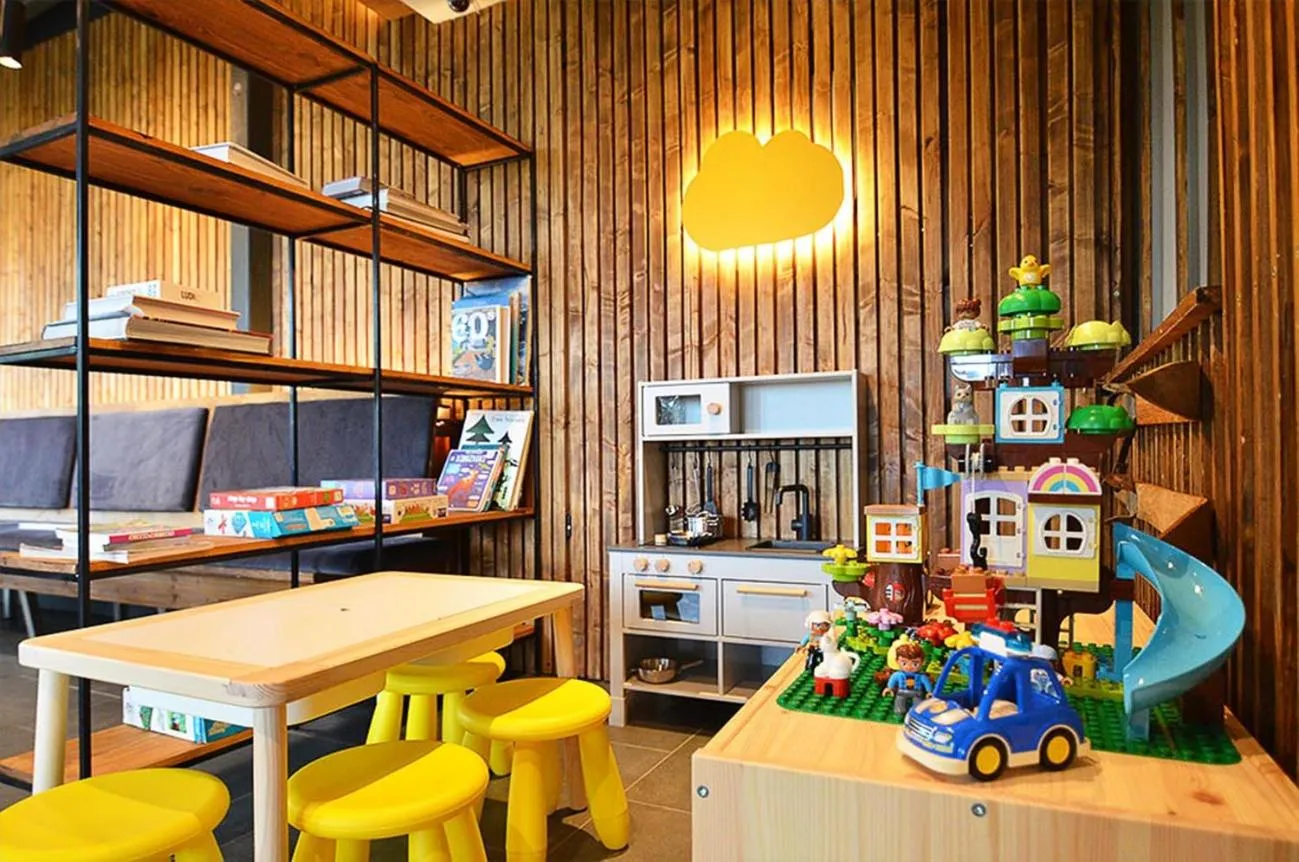 Children play ground in Pensiune & Restaurant Victoria