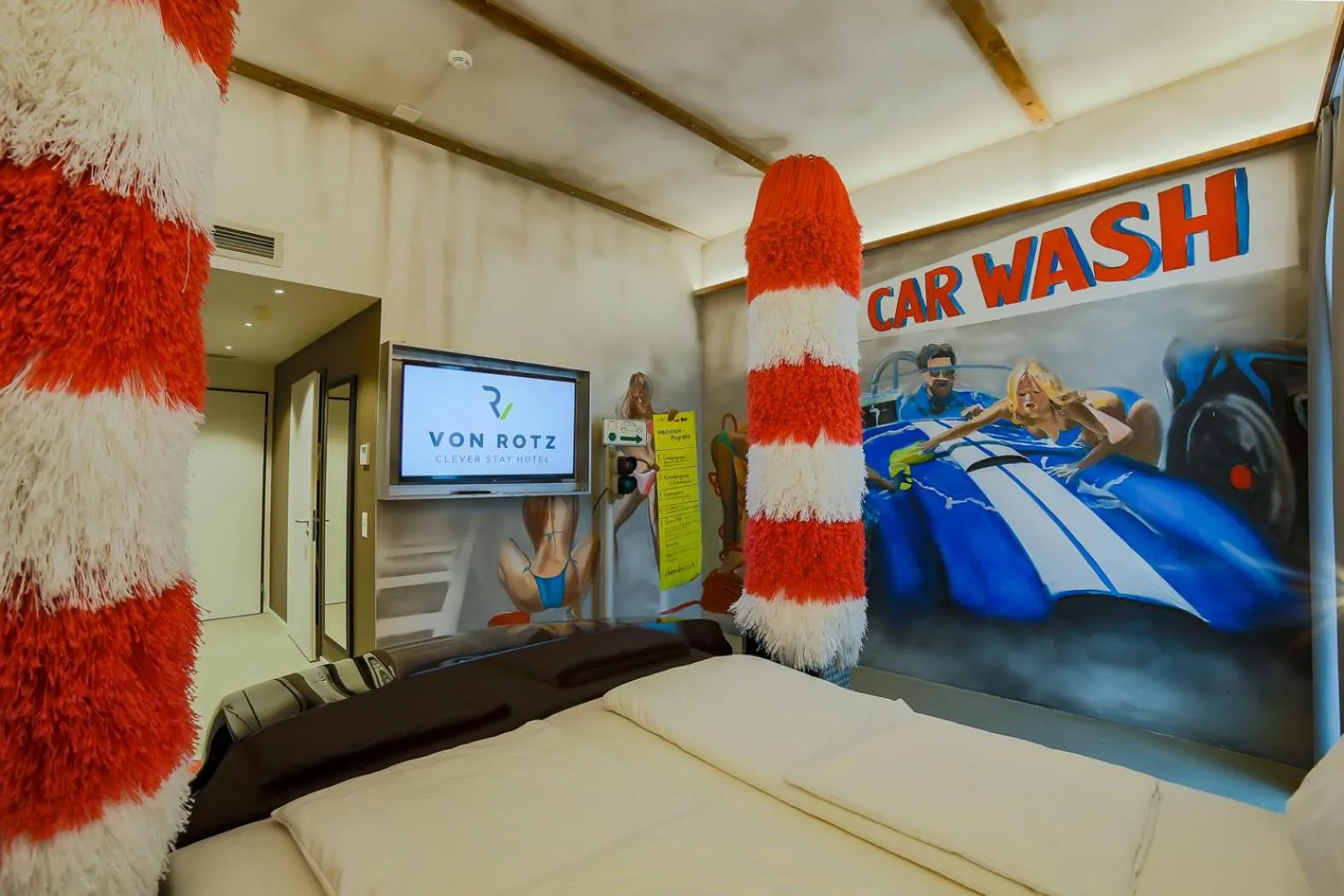 Bed in Hotel von Rotz