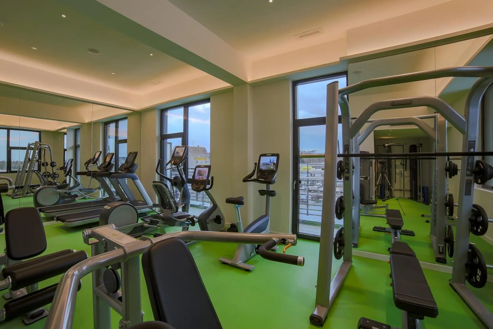 Fitness centre/facilities in Self Check-in Hotel von Rotz