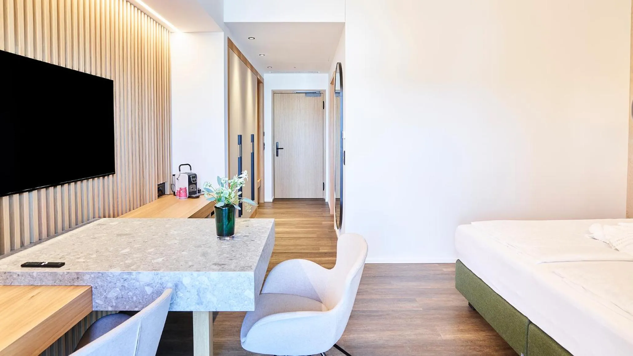 Bed in Hotel von Rotz