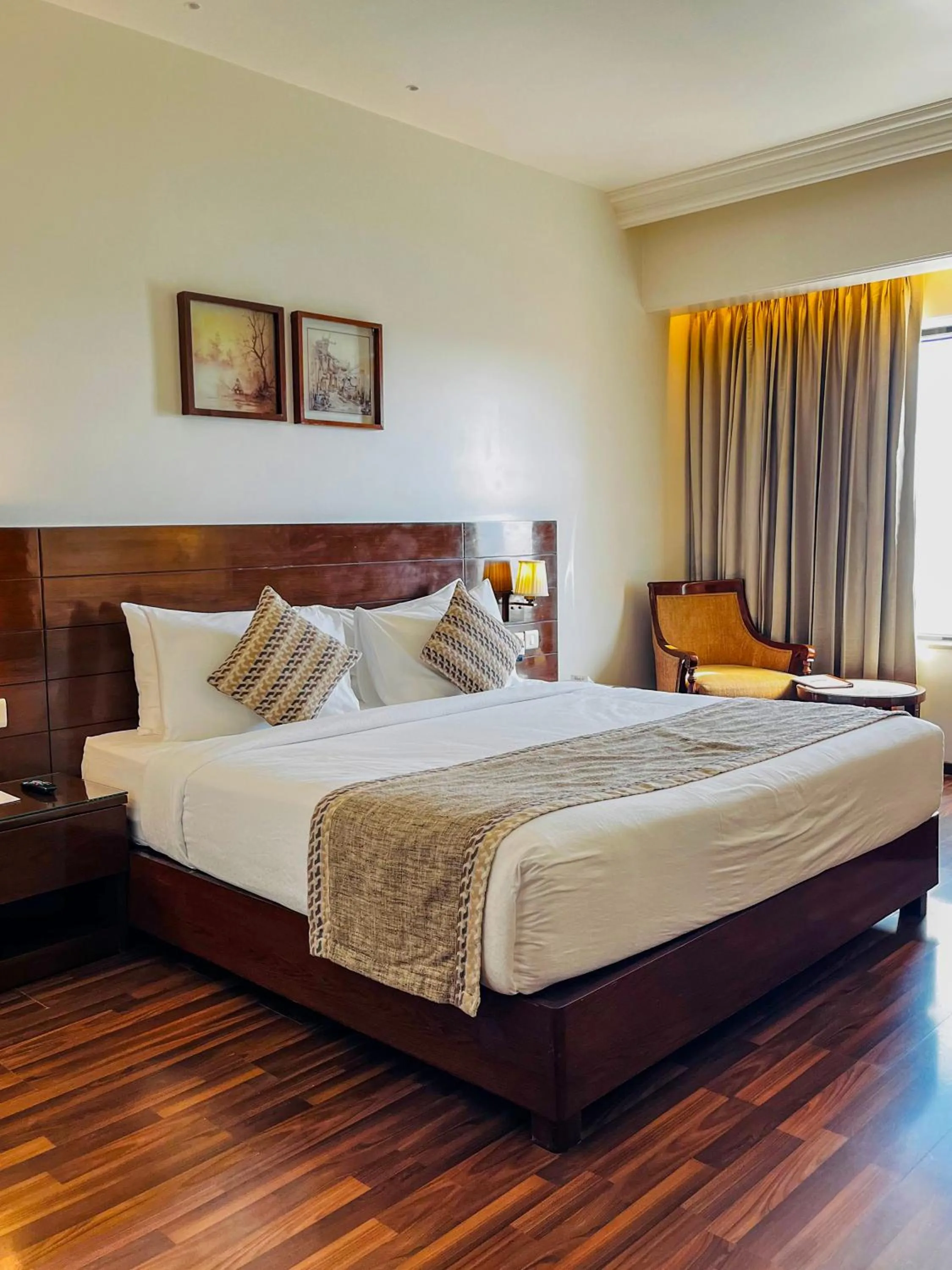 Bed in Hotel Home In By Amrik Sukhdev