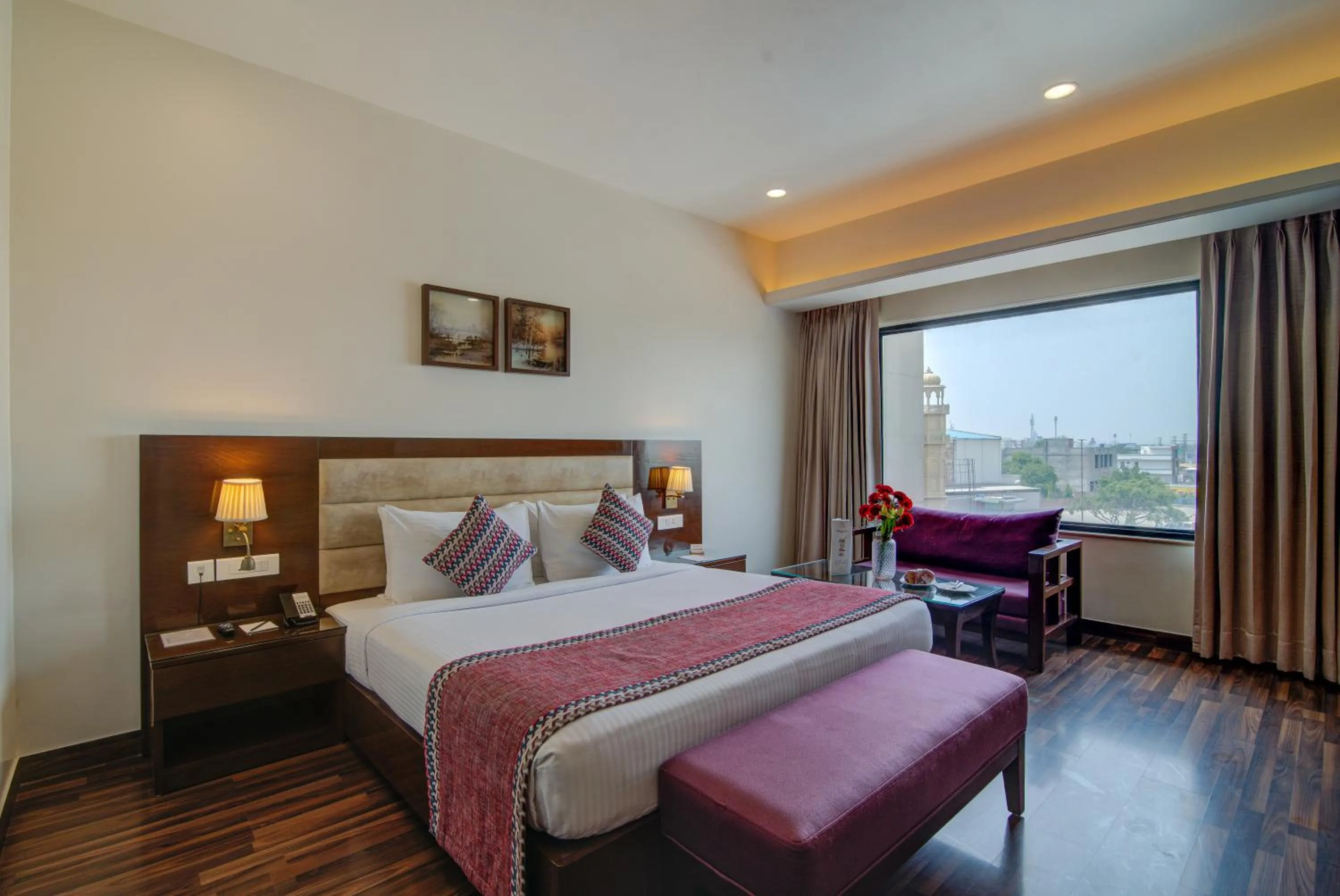 Bedroom, Bed in Hotel Home In By Amrik Sukhdev