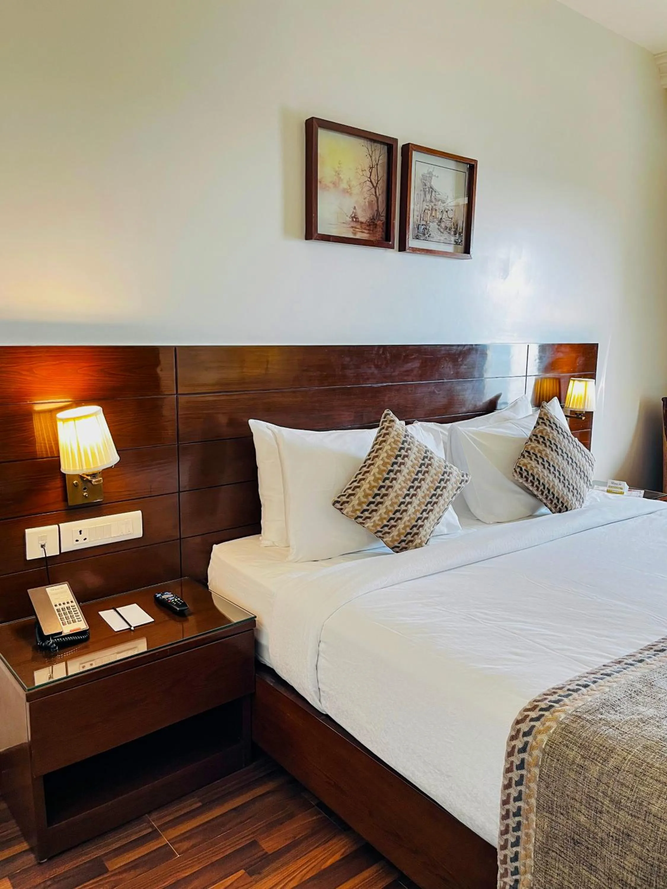 Bed in Hotel Home In By Amrik Sukhdev