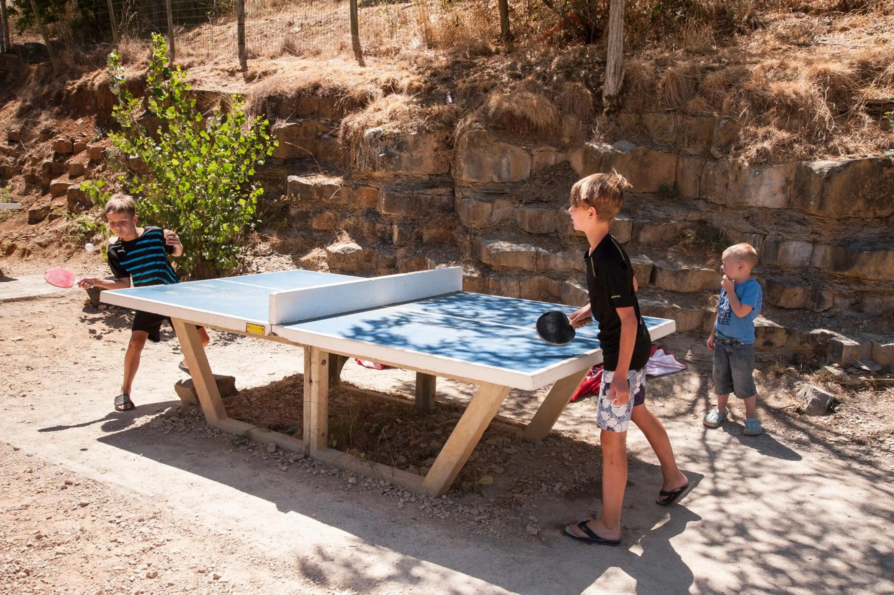Table tennis in Camping RCN Val de Cantobre