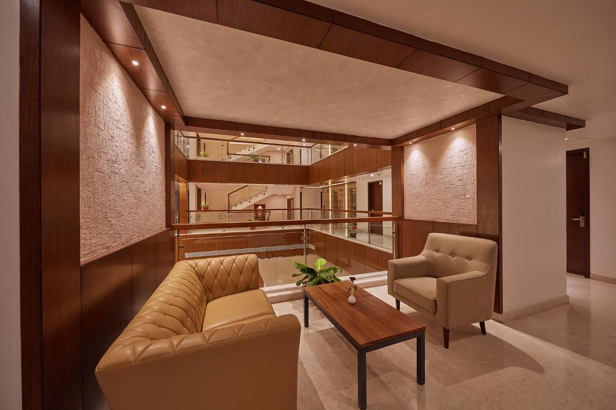 Seating area in Shivas Galaxy Hotel