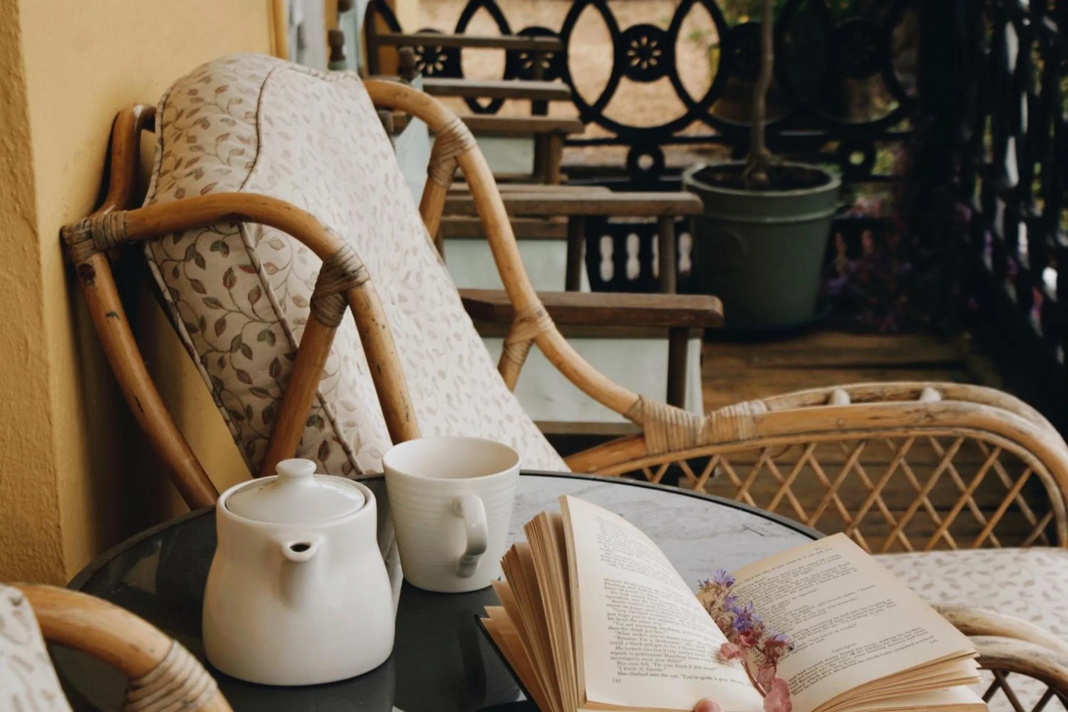 Seating area in Ranscombe House