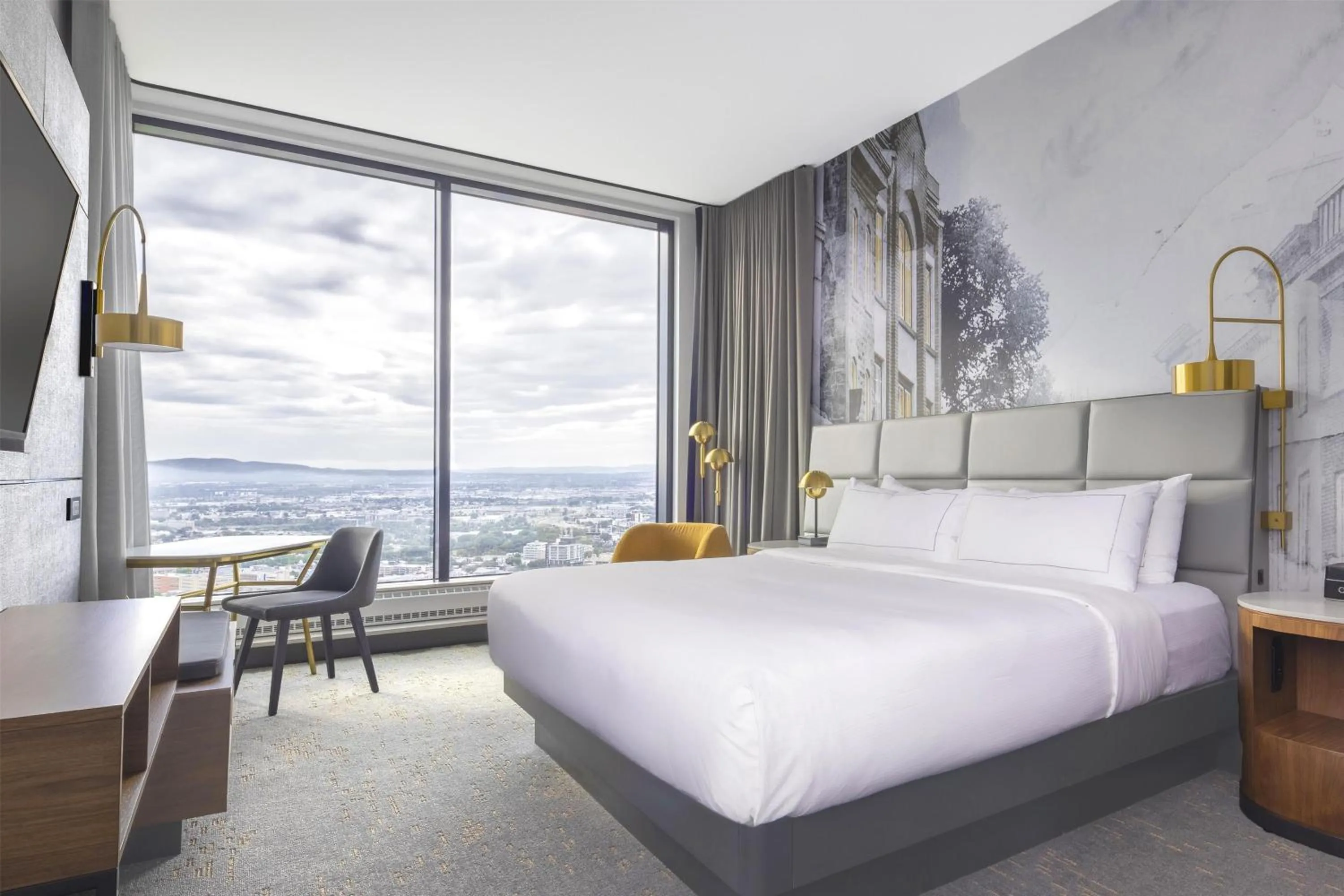 Bedroom, Bed in Hilton Quebec