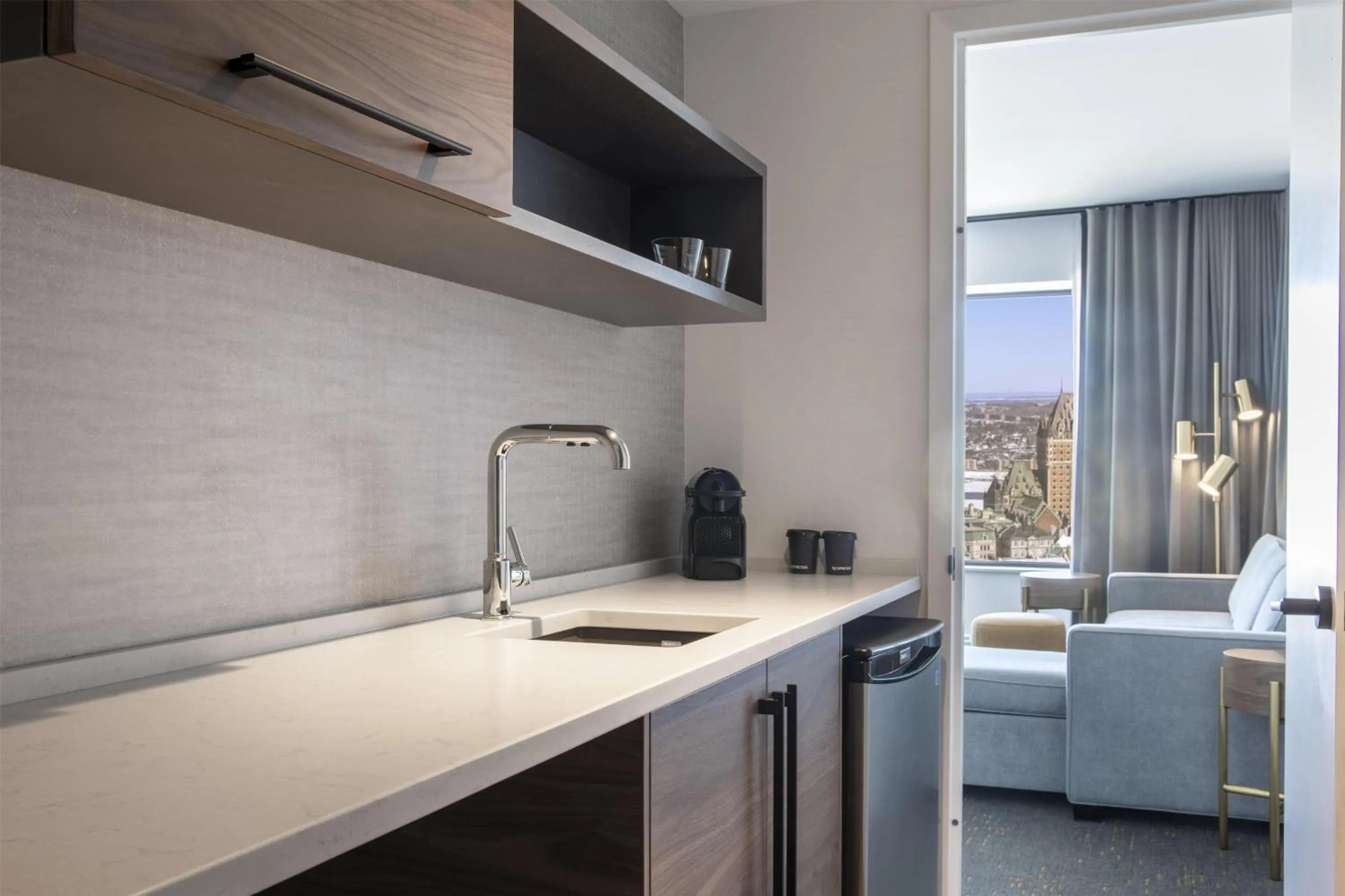 Kitchen or kitchenette in Hilton Quebec