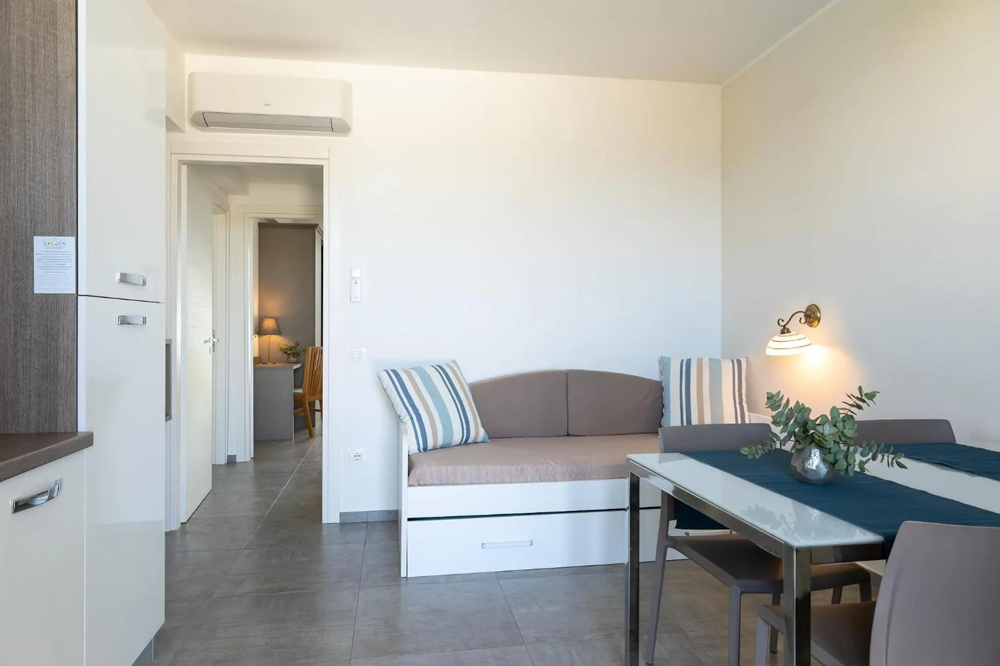 Living room in Golden Apartments