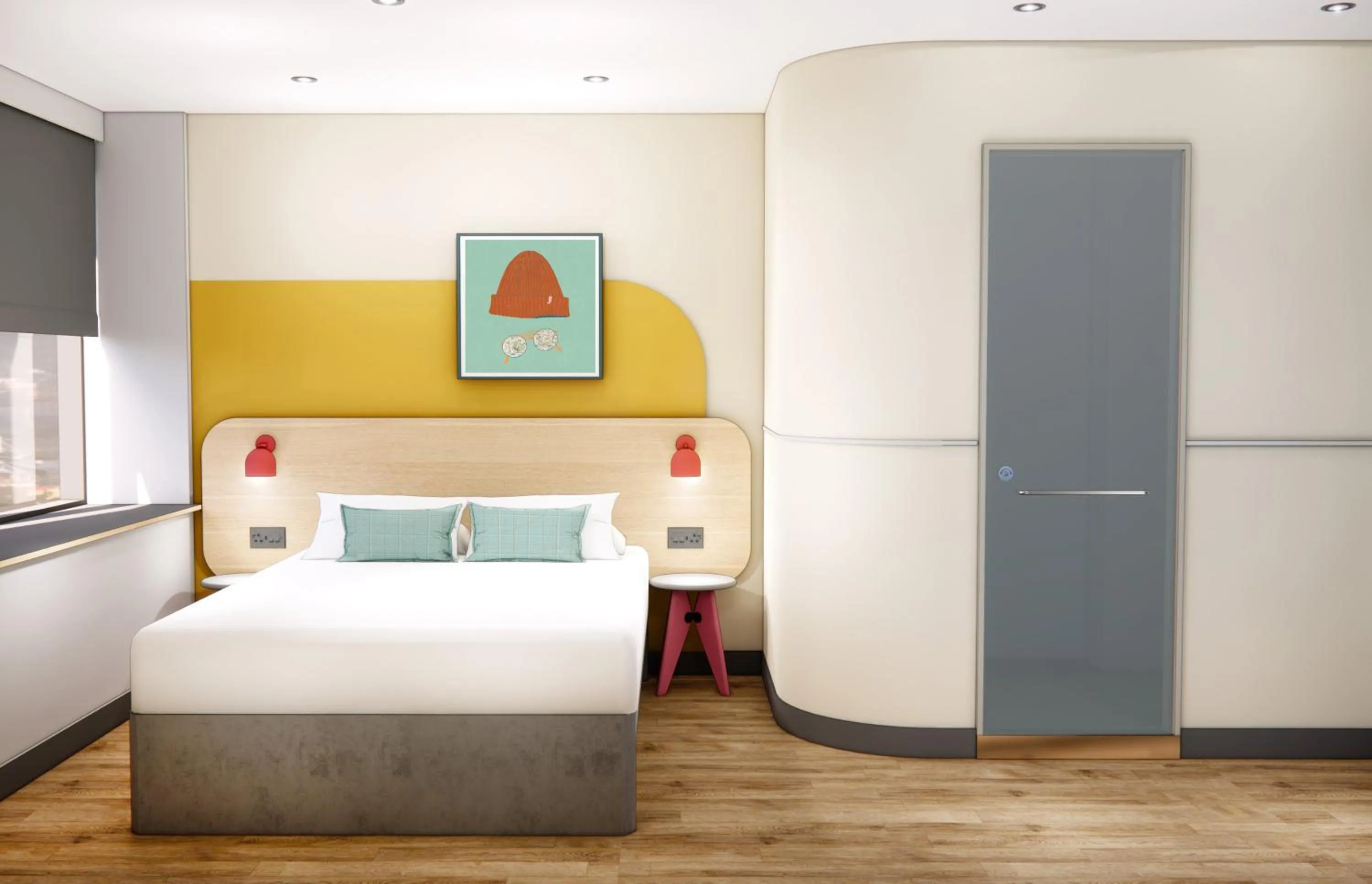 Photo of the whole room, Bed in Garner Hotel Edinburgh - Haymarket by IHG