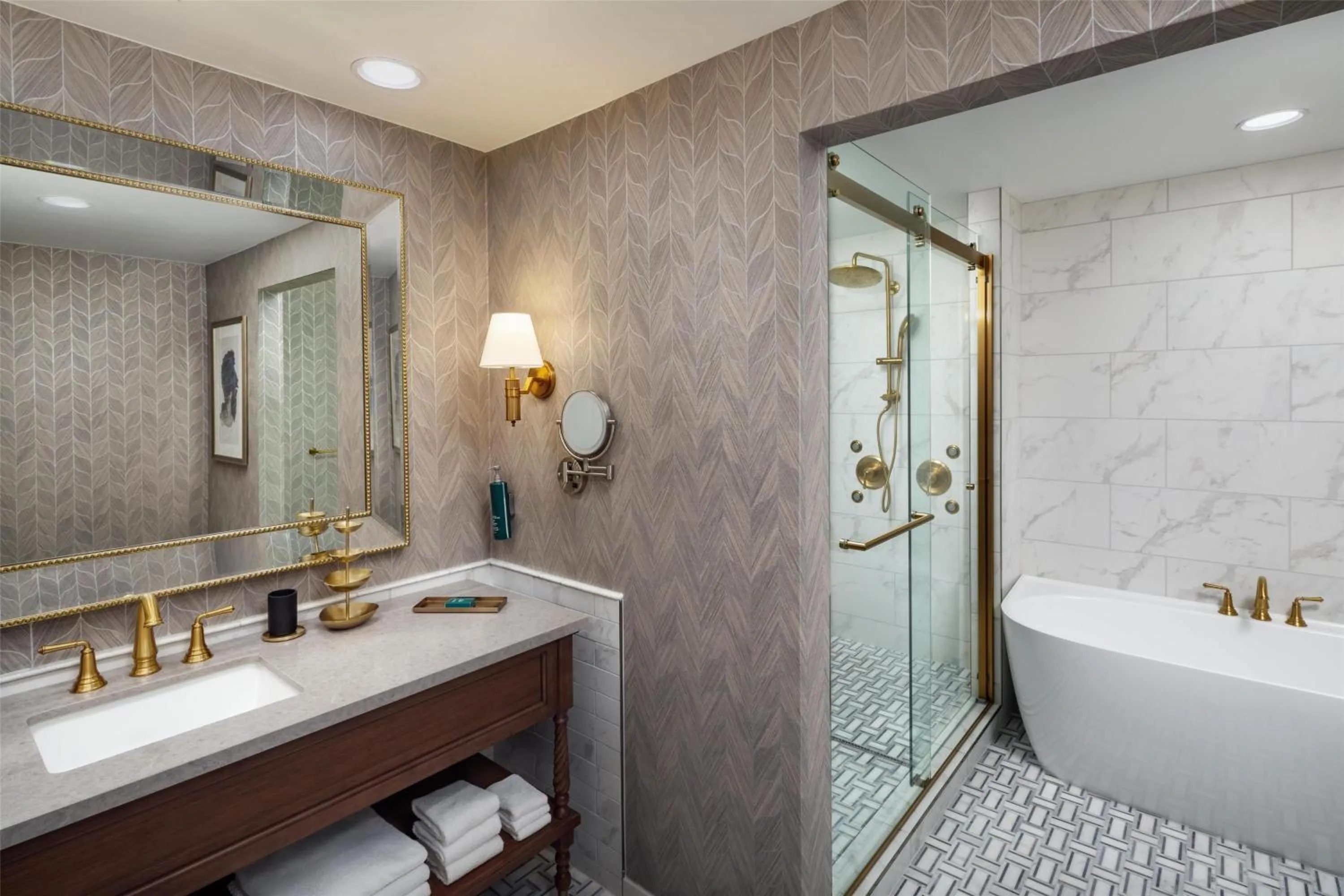 Bathroom in The Skirvin Hilton Oklahoma City