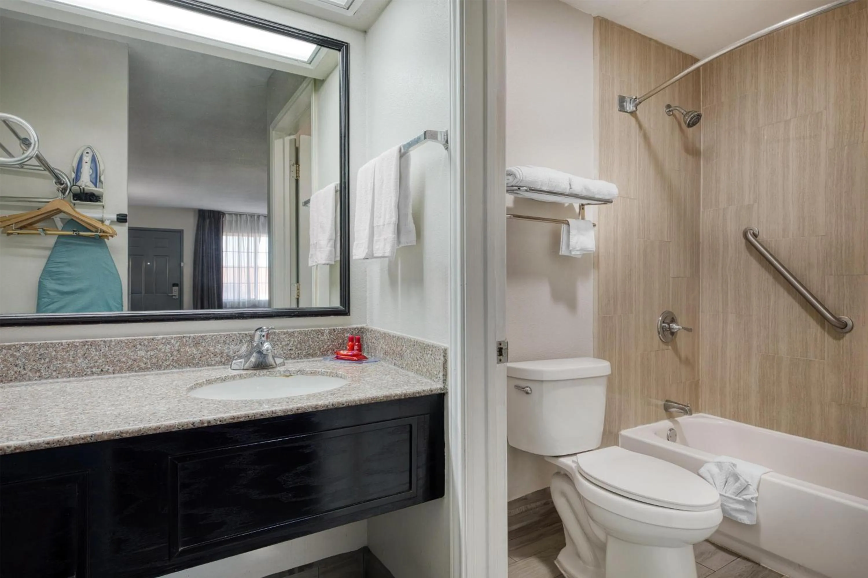 Bathroom in SureStay Hotel by Best Western Terrell