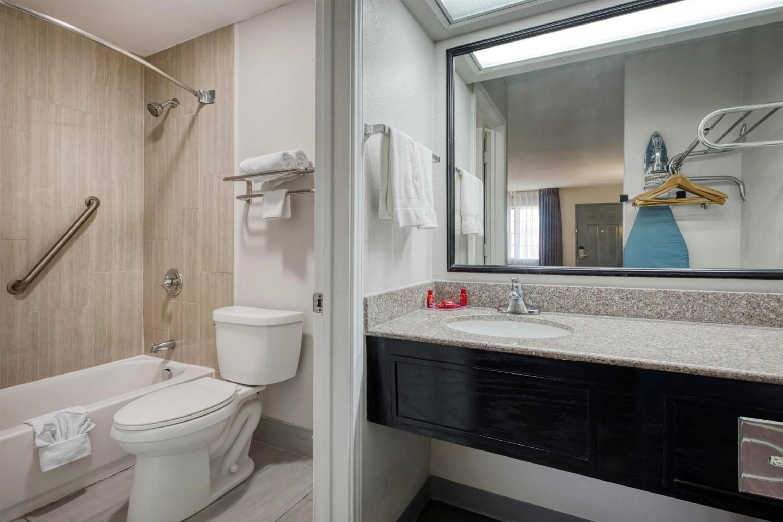 Bathroom in SureStay Hotel by Best Western Terrell