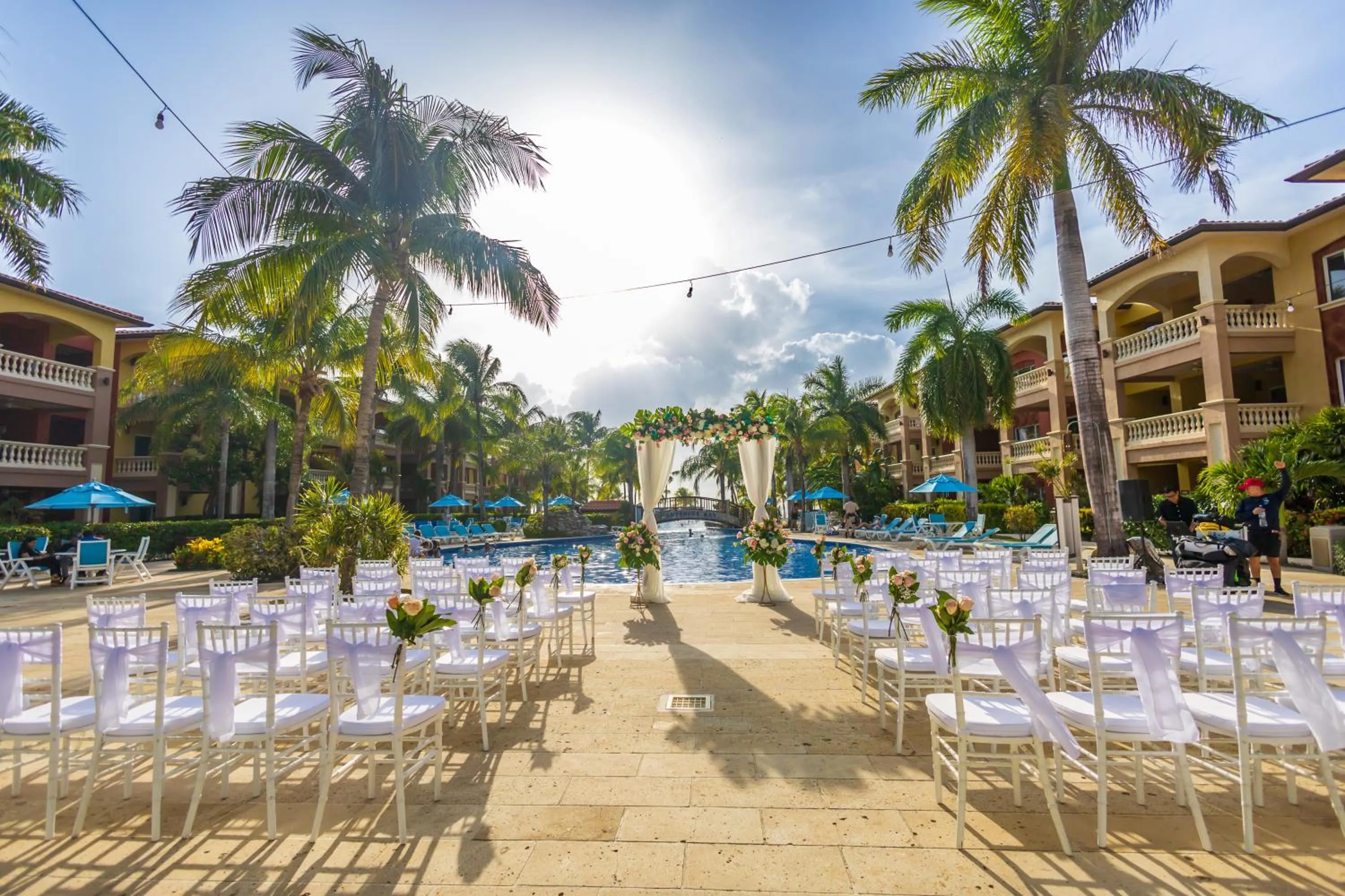 wedding in Infinity Bay Spa & Beach Resort