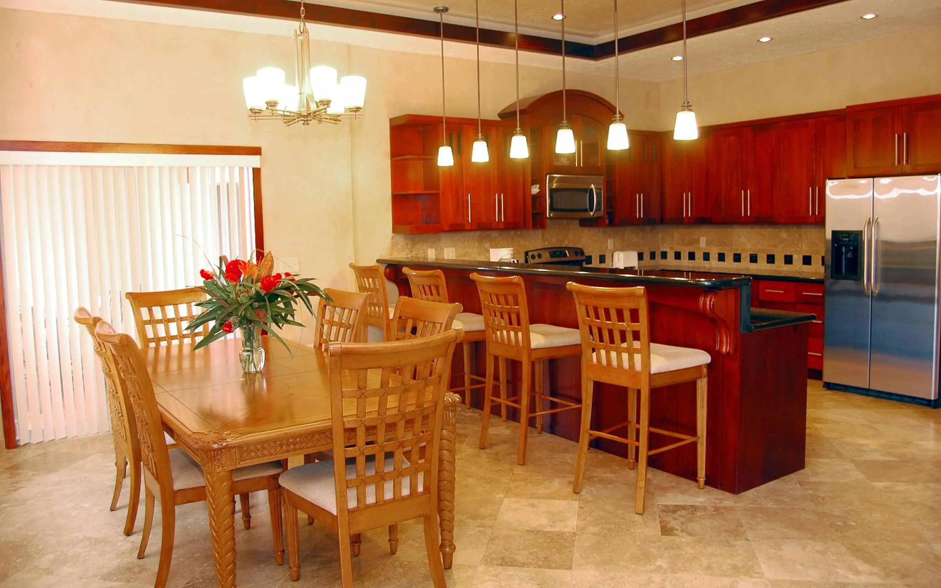 Kitchen or kitchenette in Infinity Bay Spa & Beach Resort