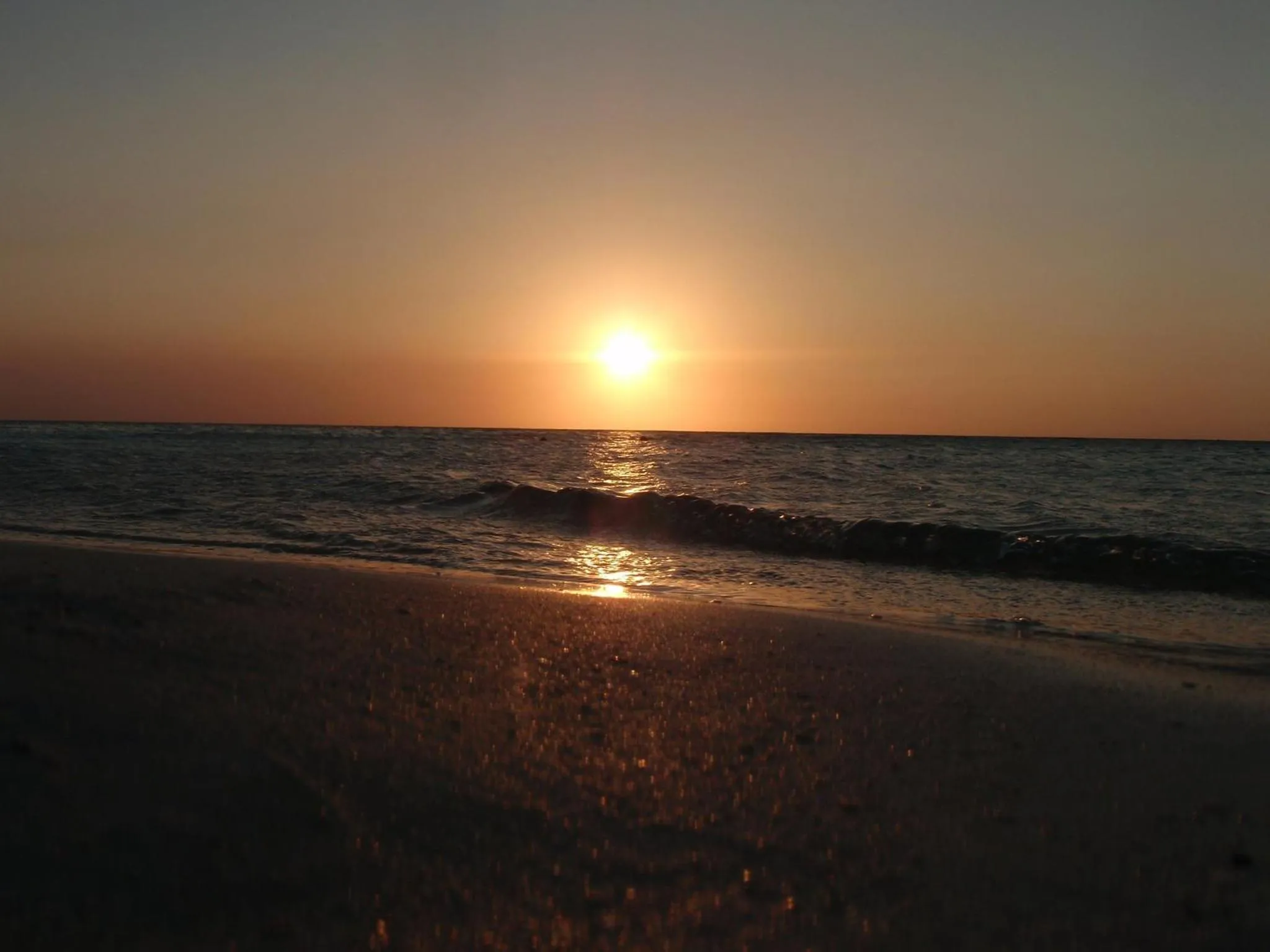 Sunset in Infinity Bay Spa & Beach Resort