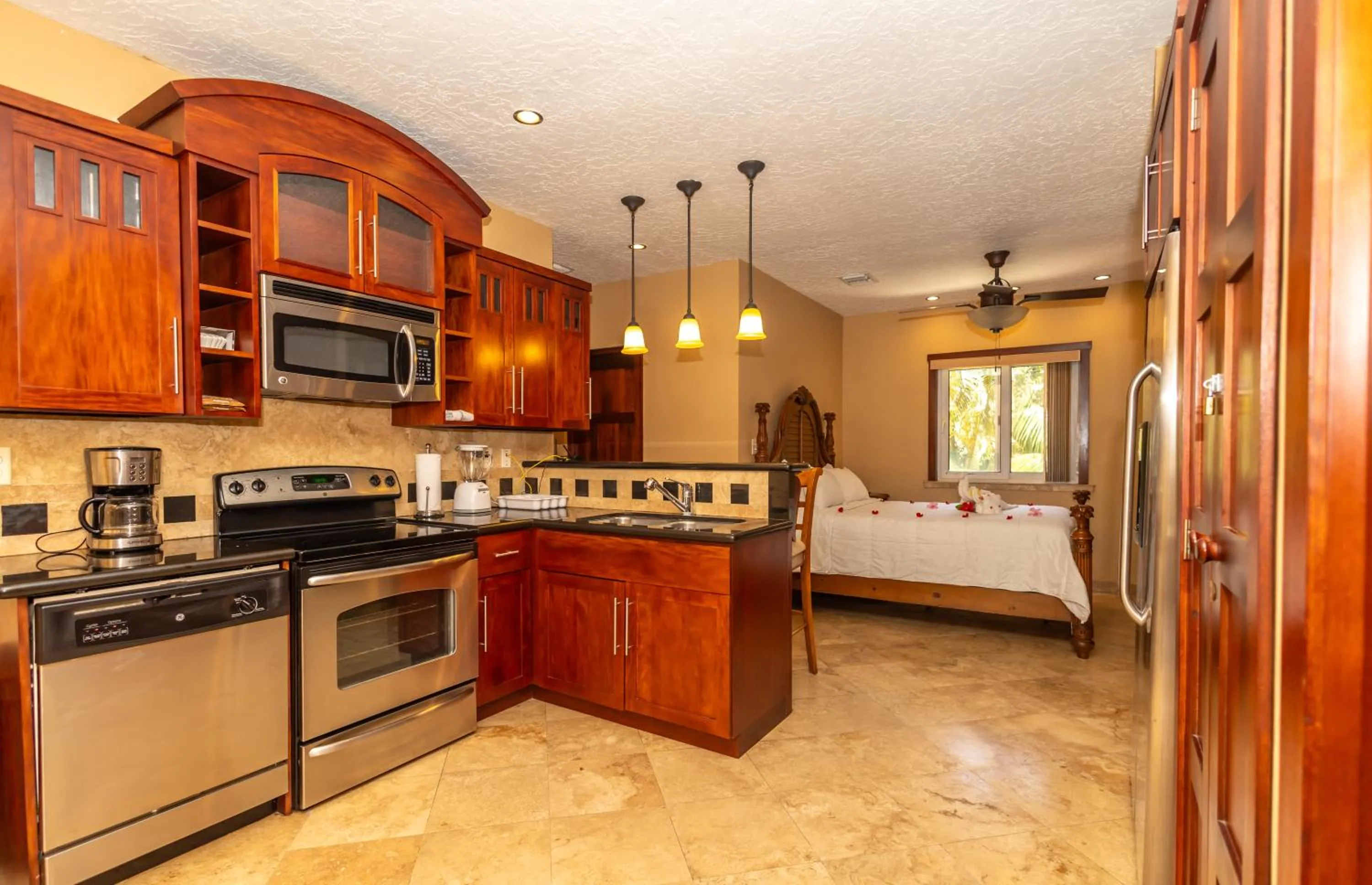 Bed in Infinity Bay Spa & Beach Resort