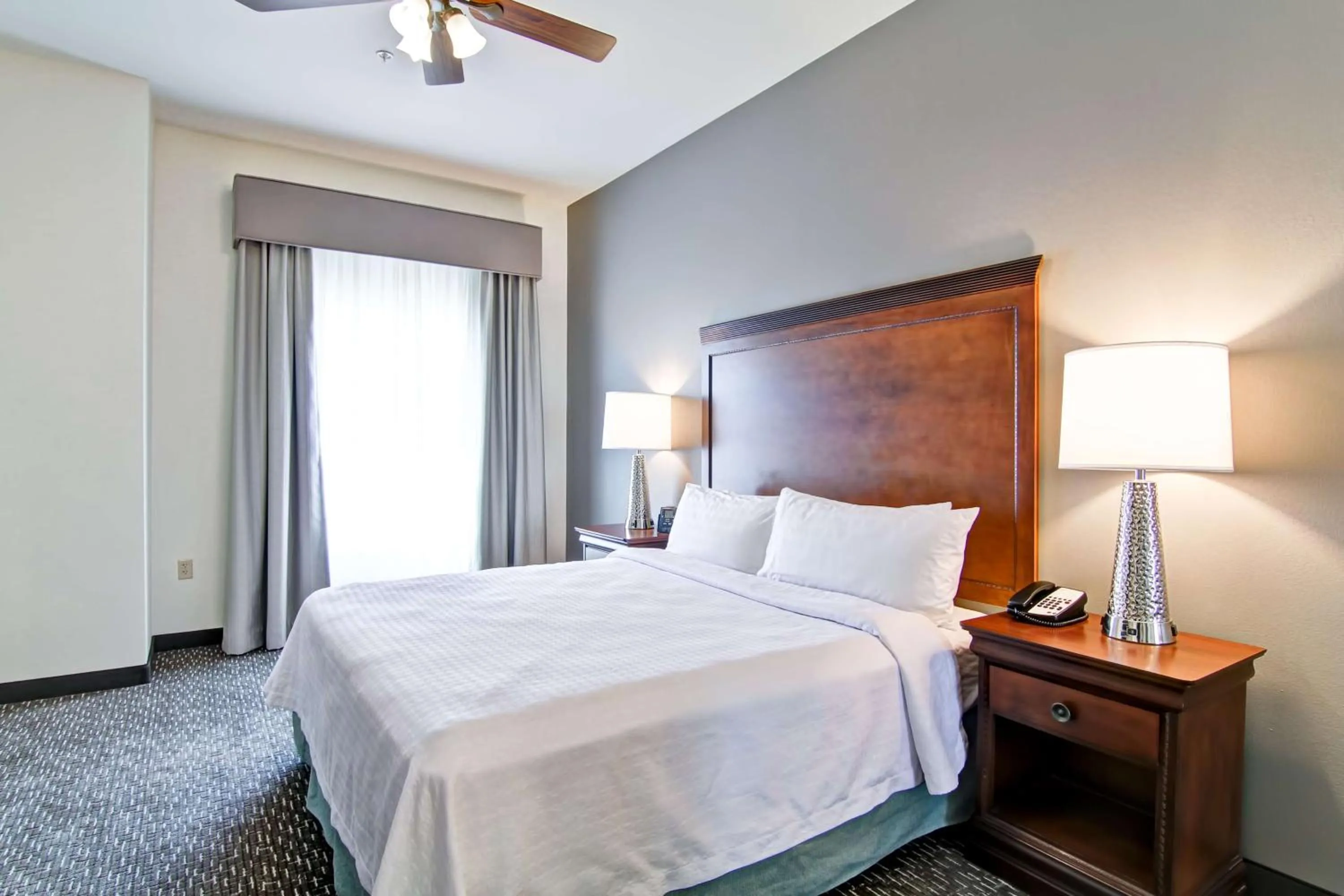 Bed in Homewood Suites by Hilton Oklahoma City-West