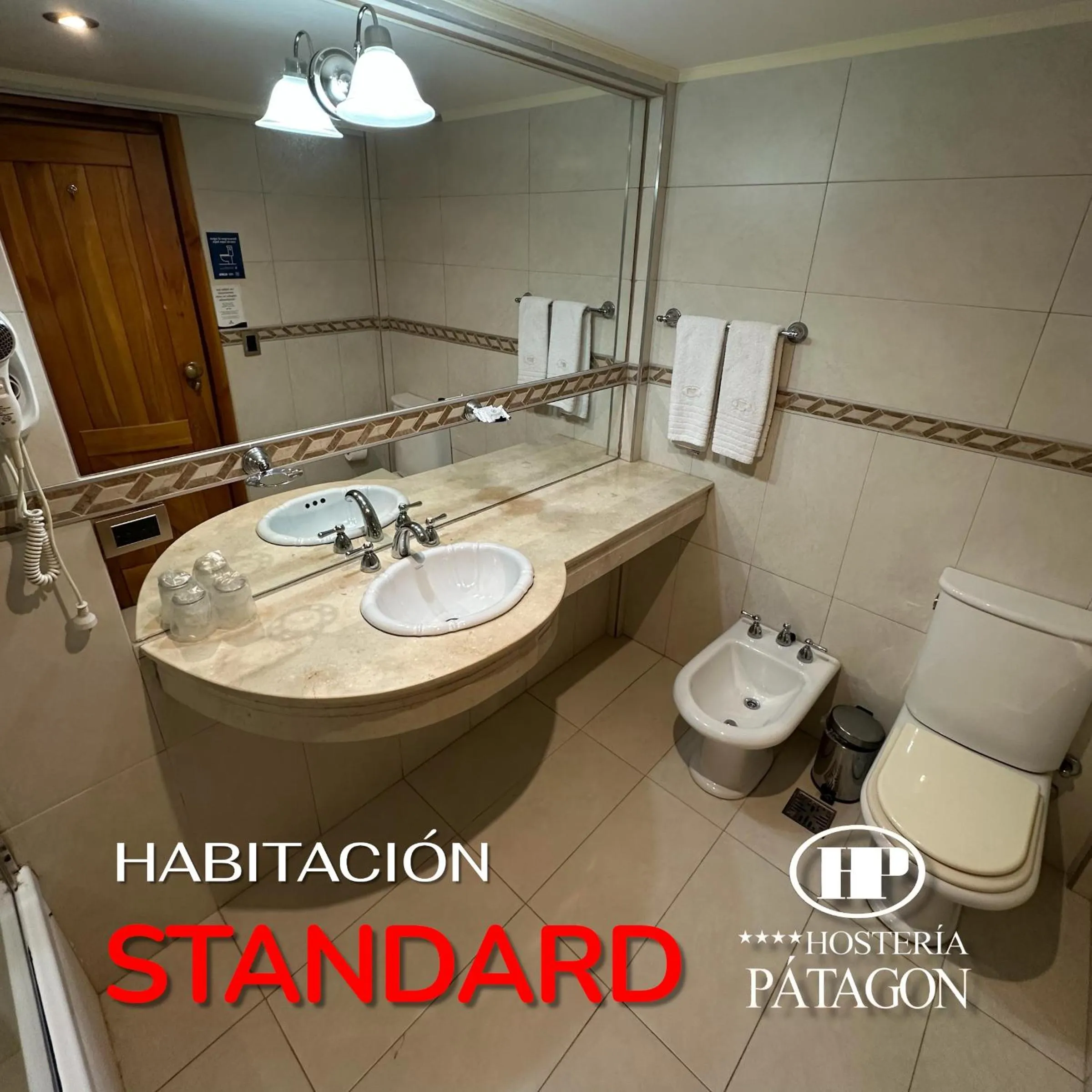 Bathroom in Hosteria Patagon
