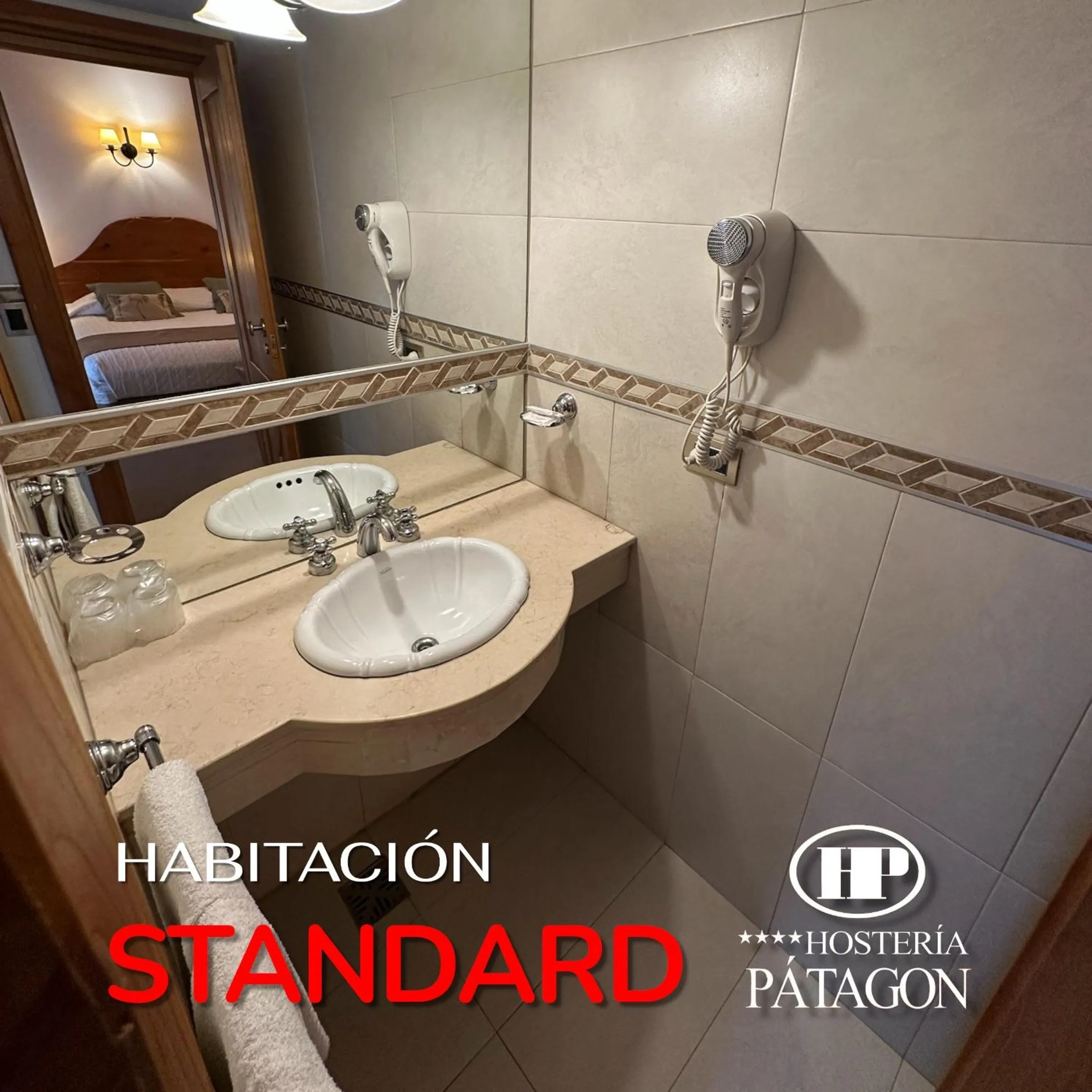 Bathroom in Hosteria Patagon