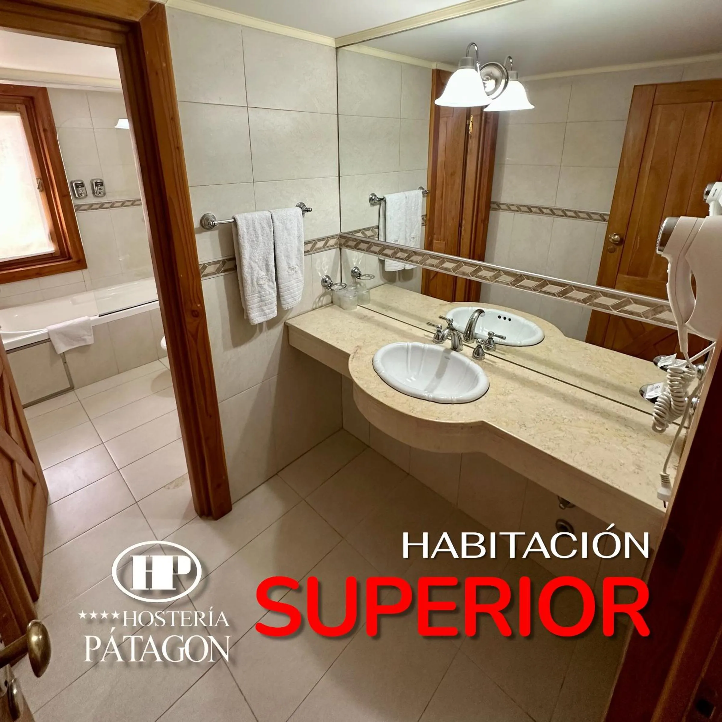 Bathroom in Hosteria Patagon