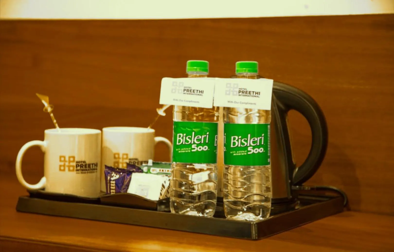Coffee/tea facilities in Hotel Preethi International