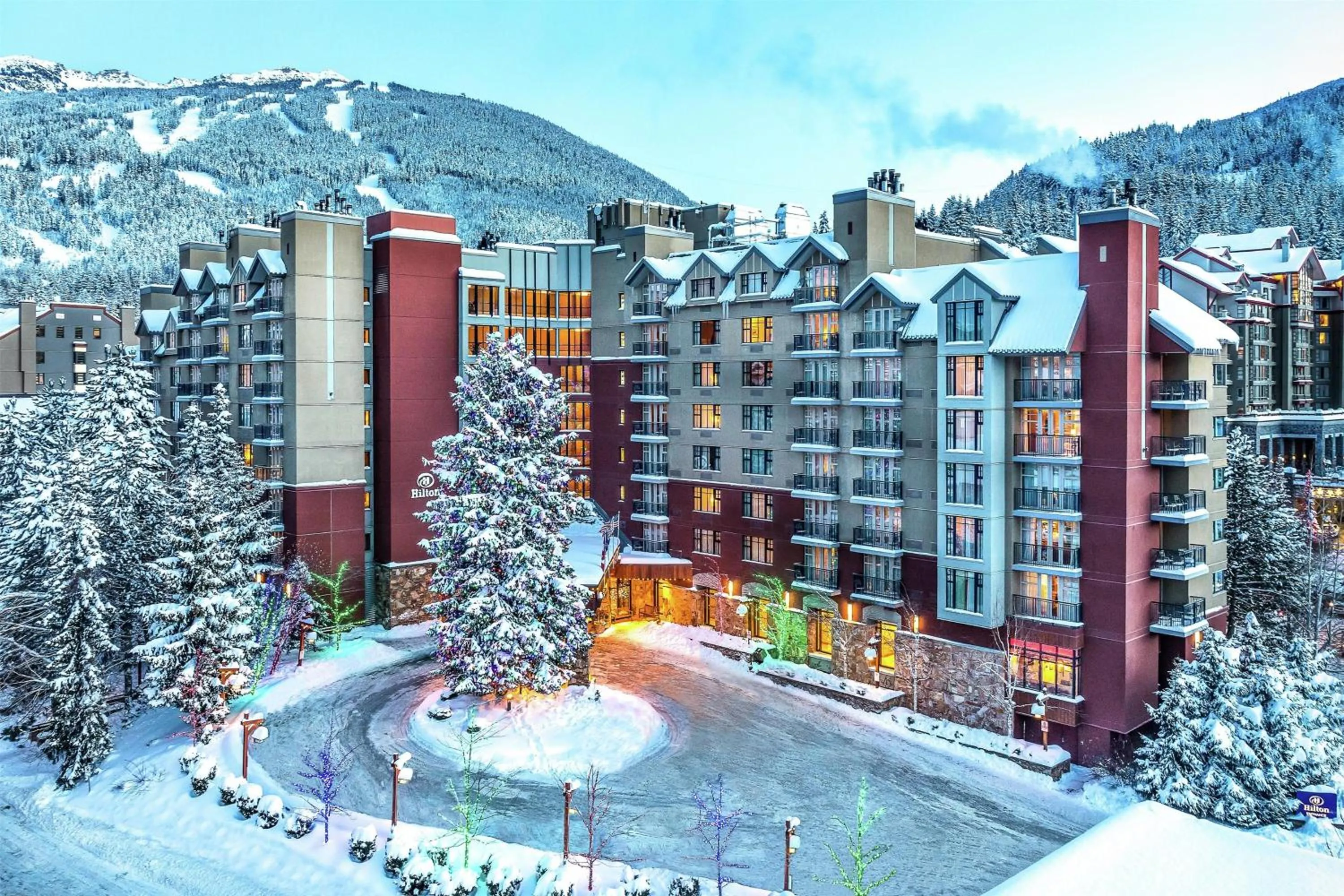 Property building in Hilton Whistler Resort & Spa
