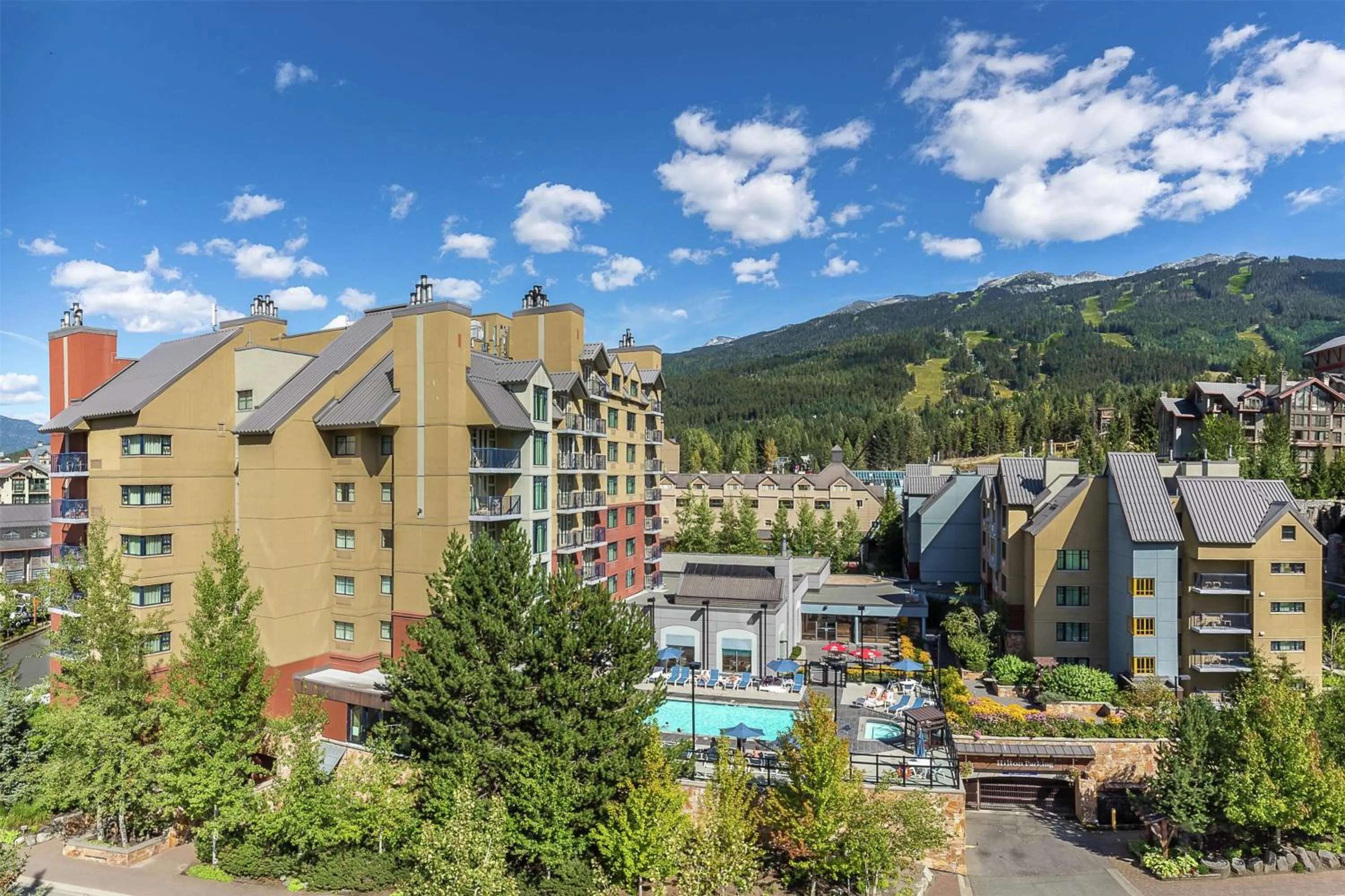 Property building in Hilton Whistler Resort & Spa
