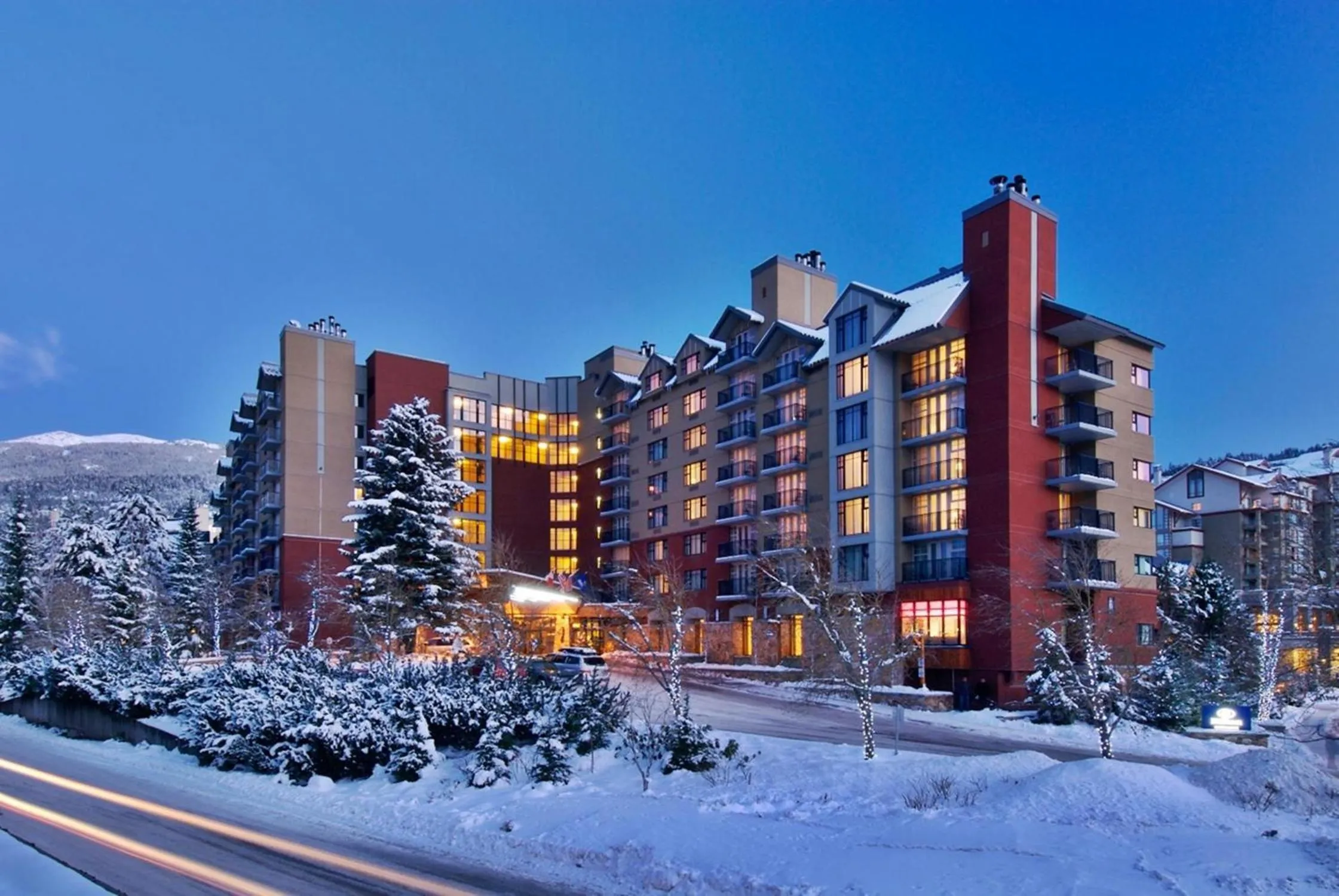 Property building in Hilton Whistler Resort & Spa
