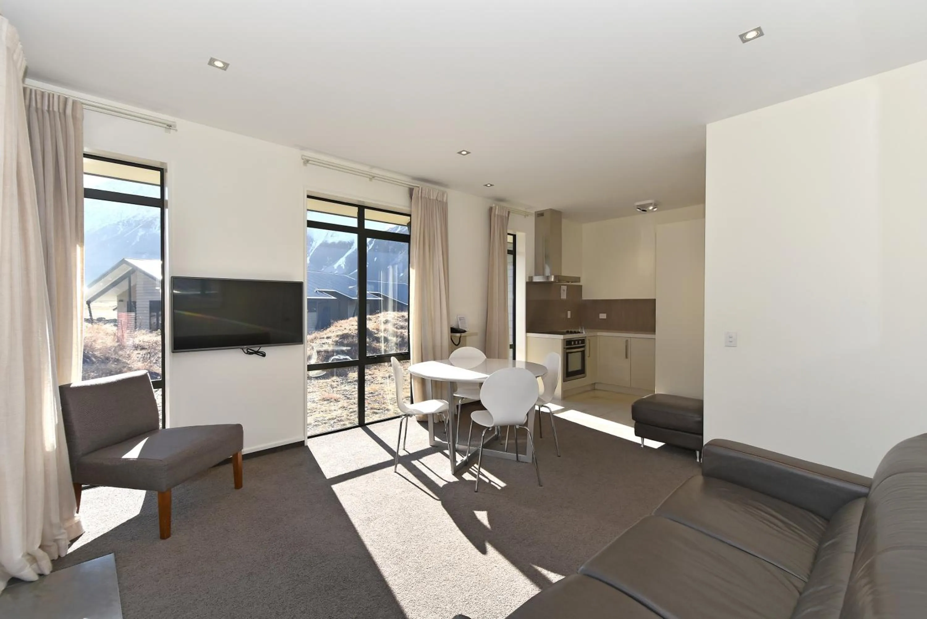 Seating area in Aoraki Court Motel