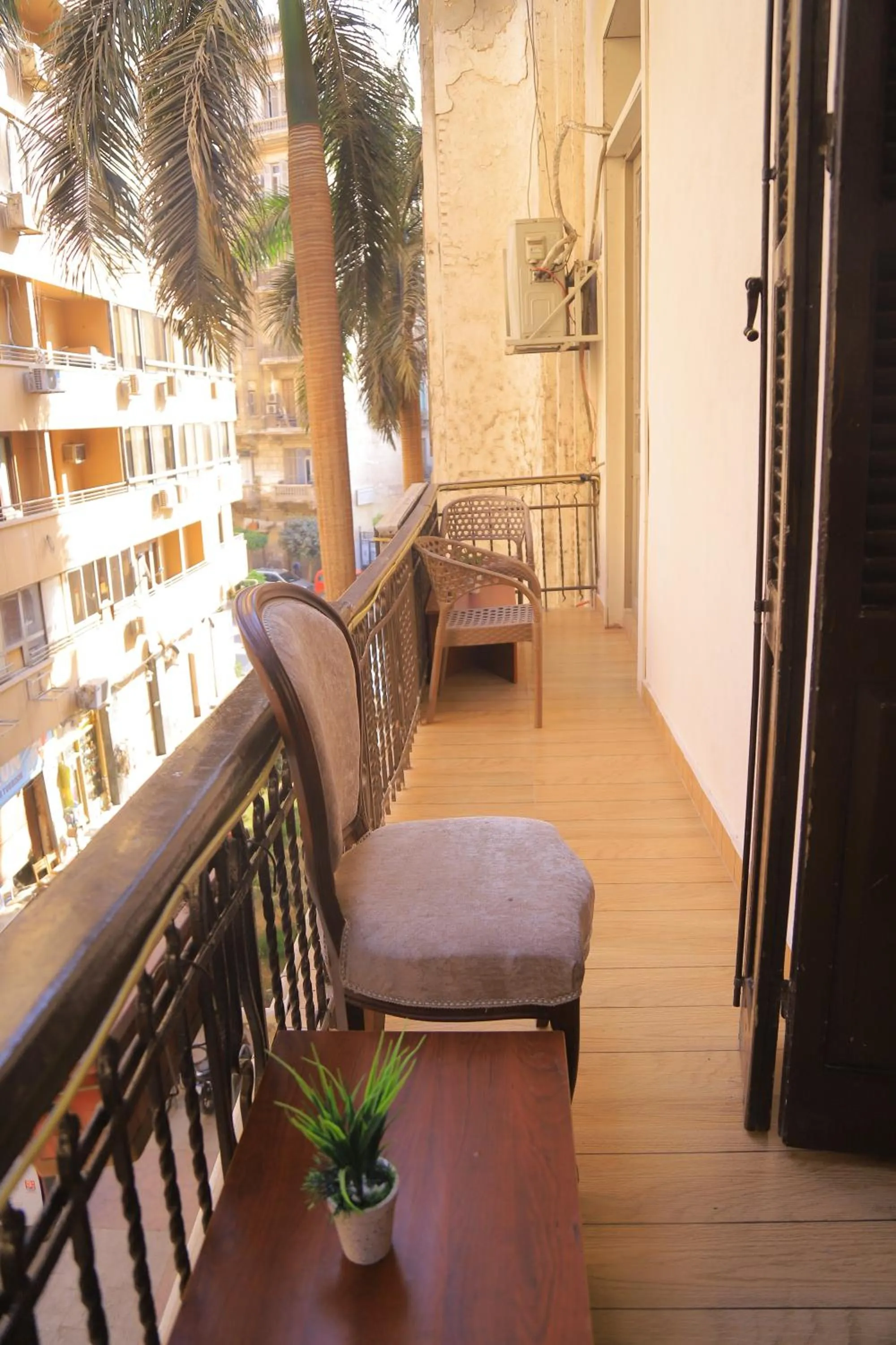 Balcony/Terrace in Holy Sheet Hostel