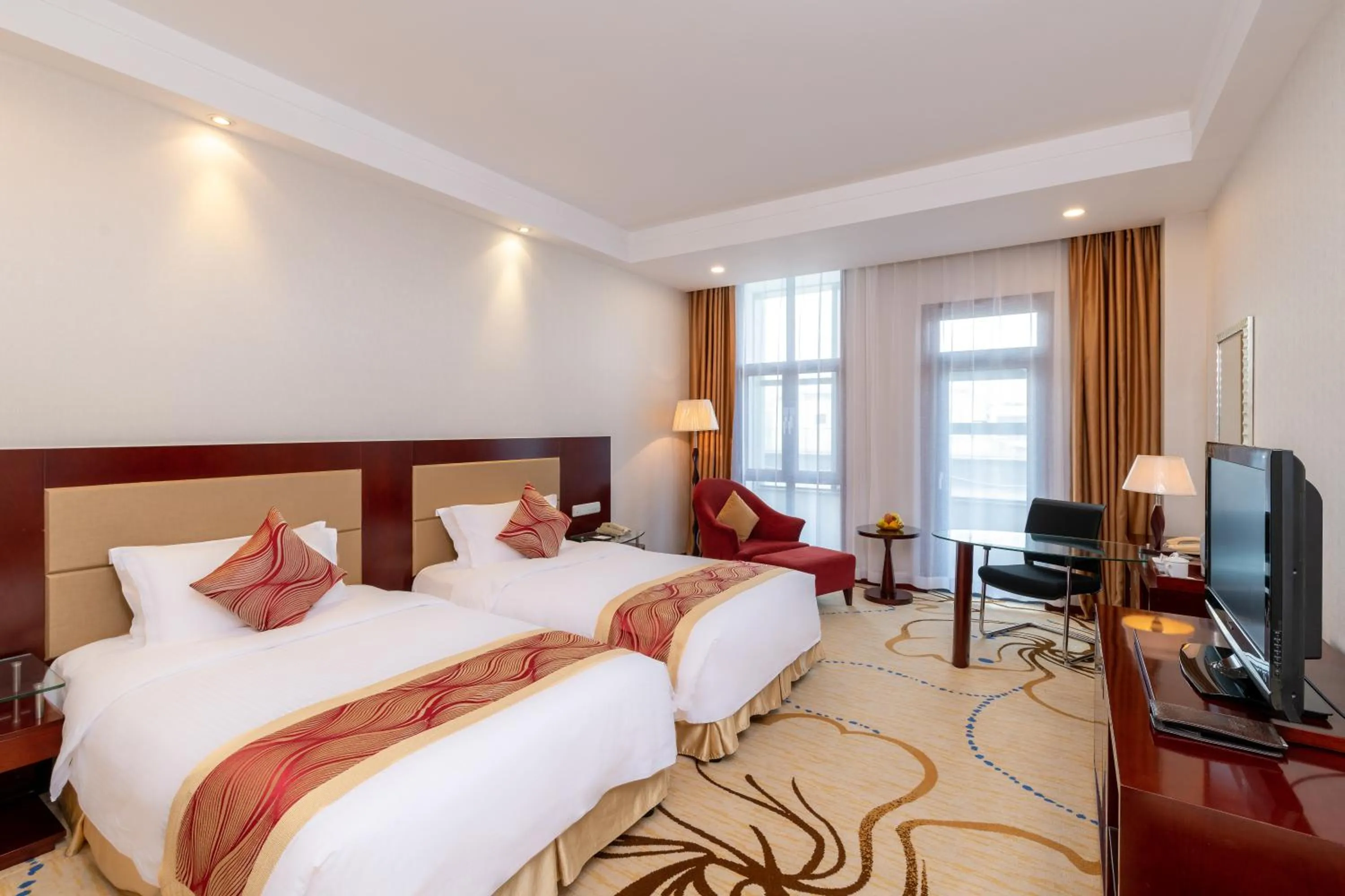 Bed in Grand Metropark Hotel Shandong