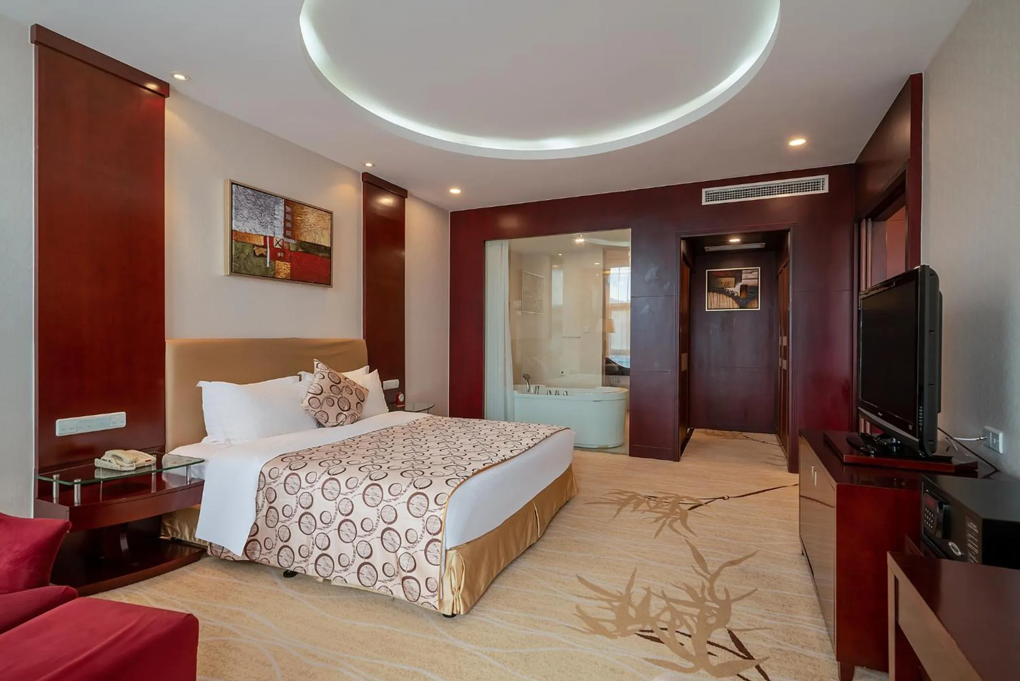 Bed in Grand Metropark Hotel Shandong