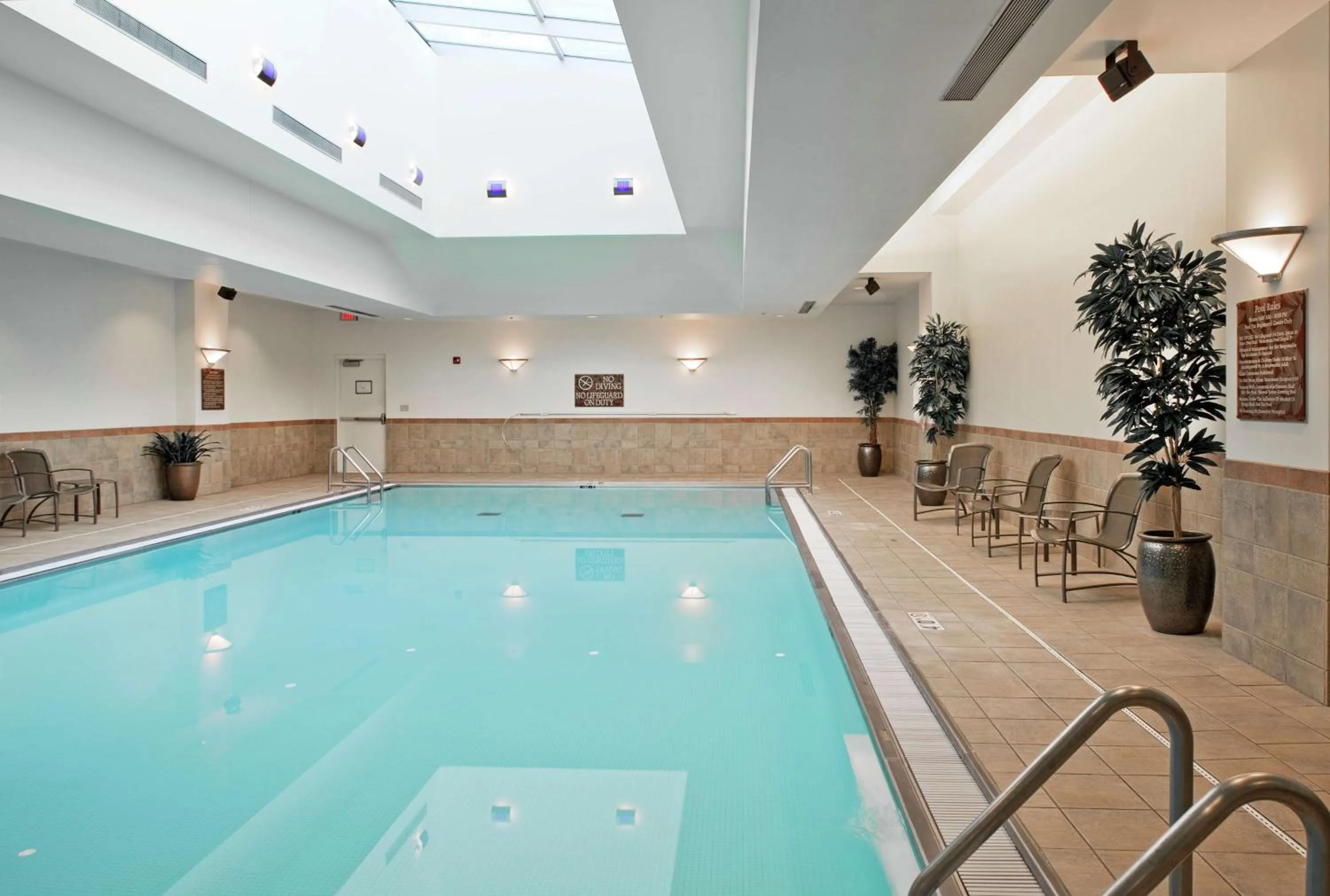 Pool view in Hilton Omaha