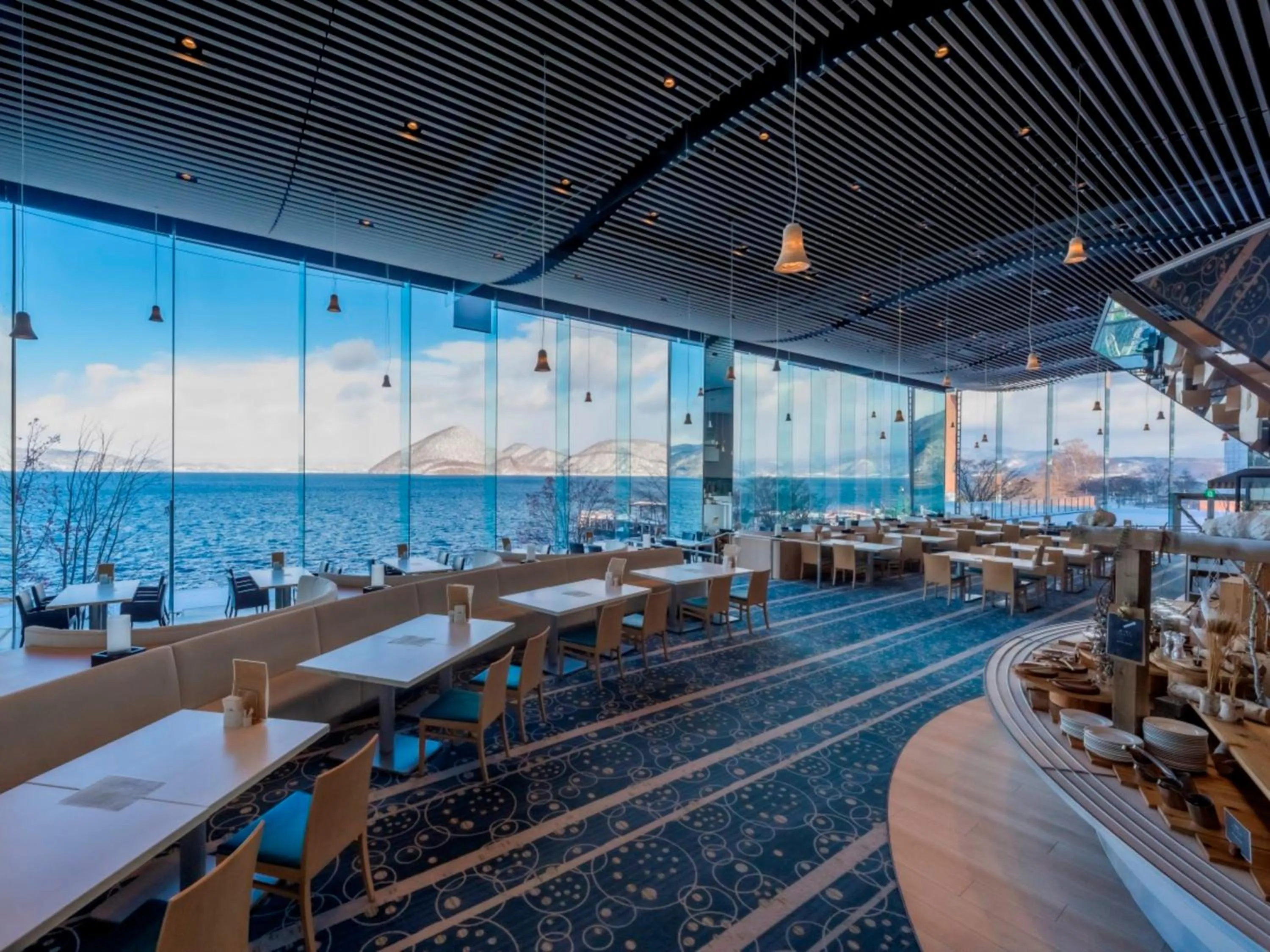 Restaurant/places to eat in The Lake View Toya Nonokaze Resort