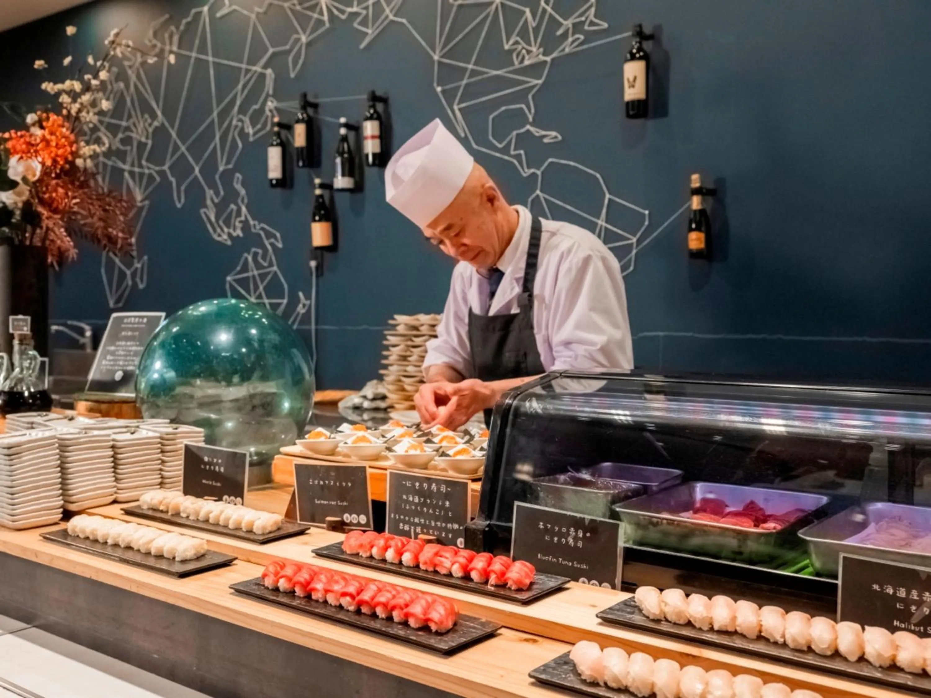 Food in The Lake View Toya Nonokaze Resort