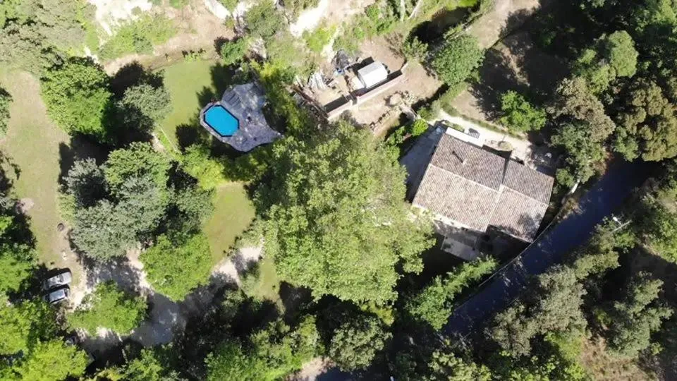 Bird's eye view in Le Mas aux Arômes