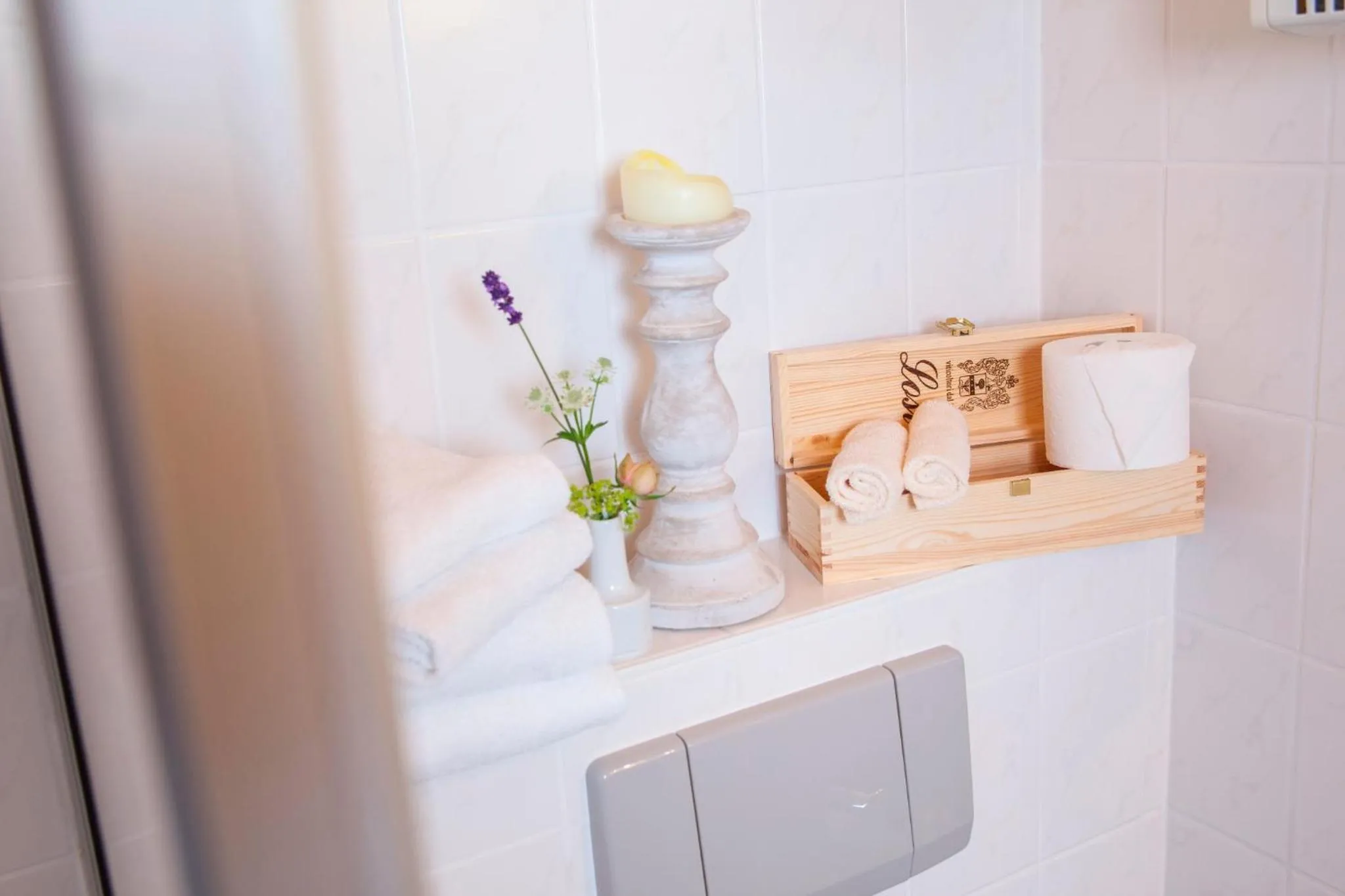 Bathroom in Landhotel Rosenschänke