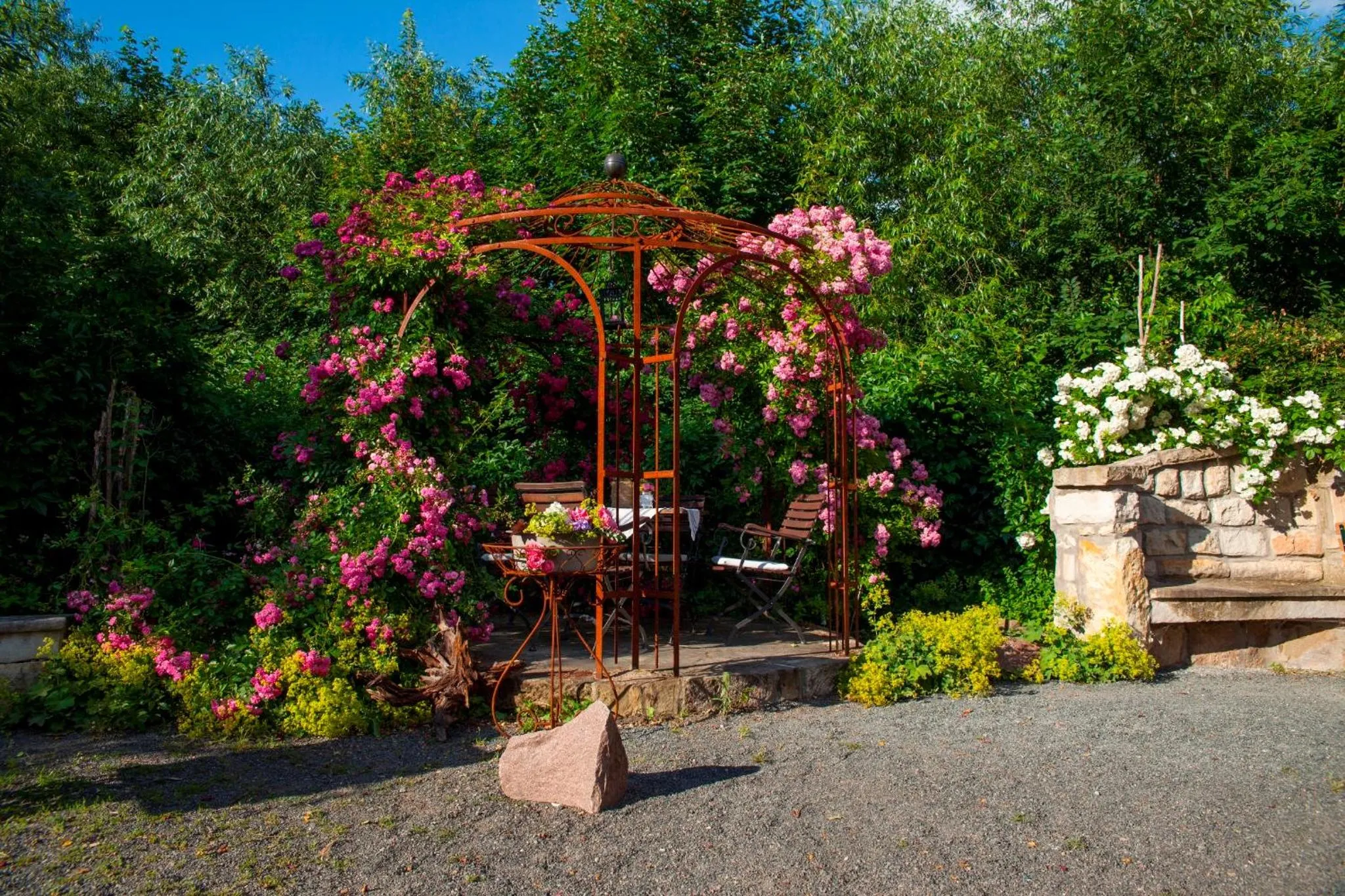 Garden in Landhotel Rosenschänke