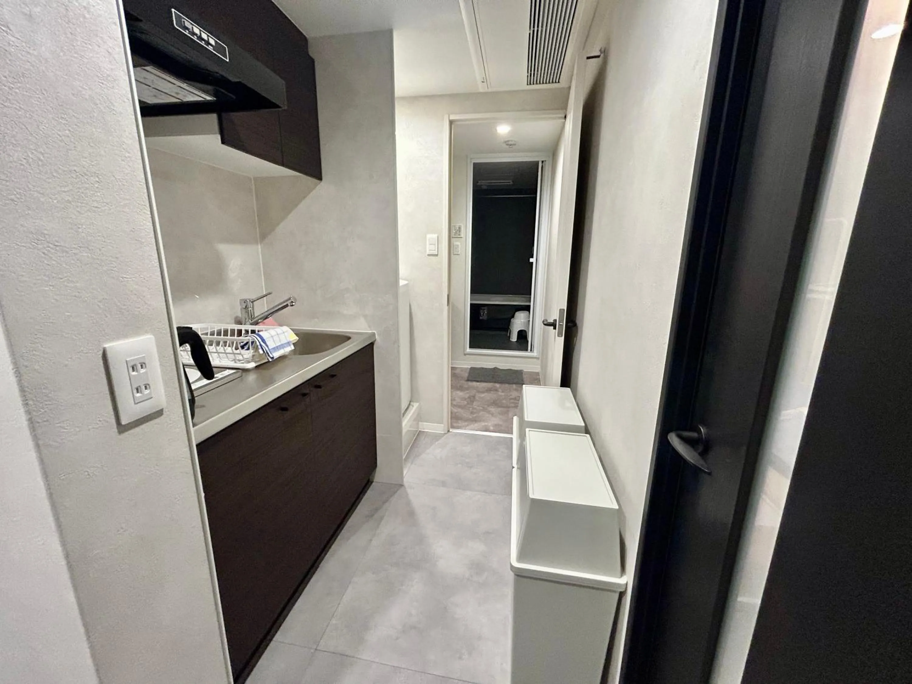 Kitchen or kitchenette in Fraise Nipponbashi -vacation rental-